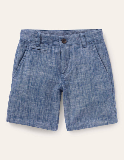 Chino Shorts-Chambray Blue-1