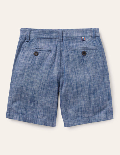 Chino Shorts-Chambray Blue-2