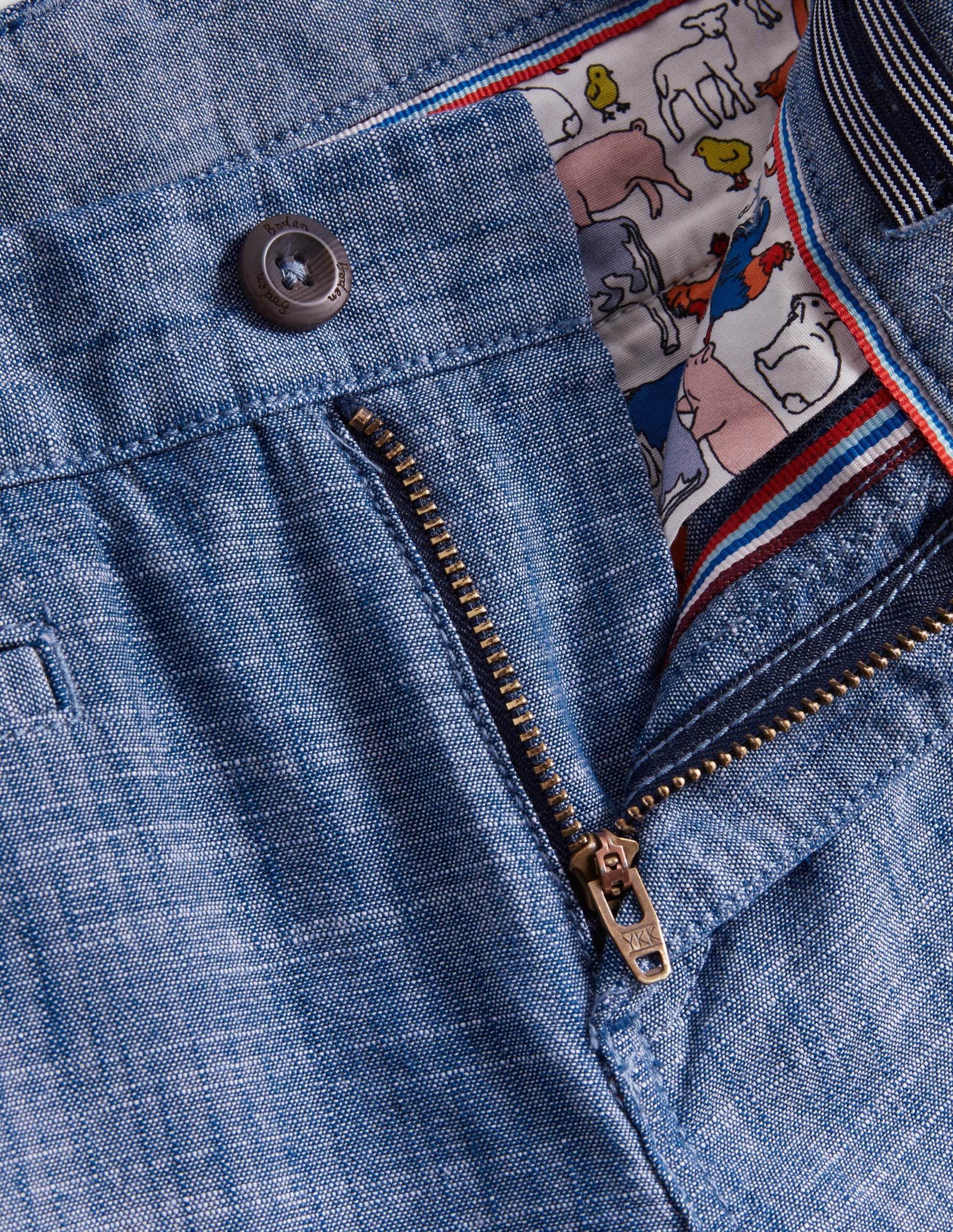 Chino Shorts-Chambray Blue-3