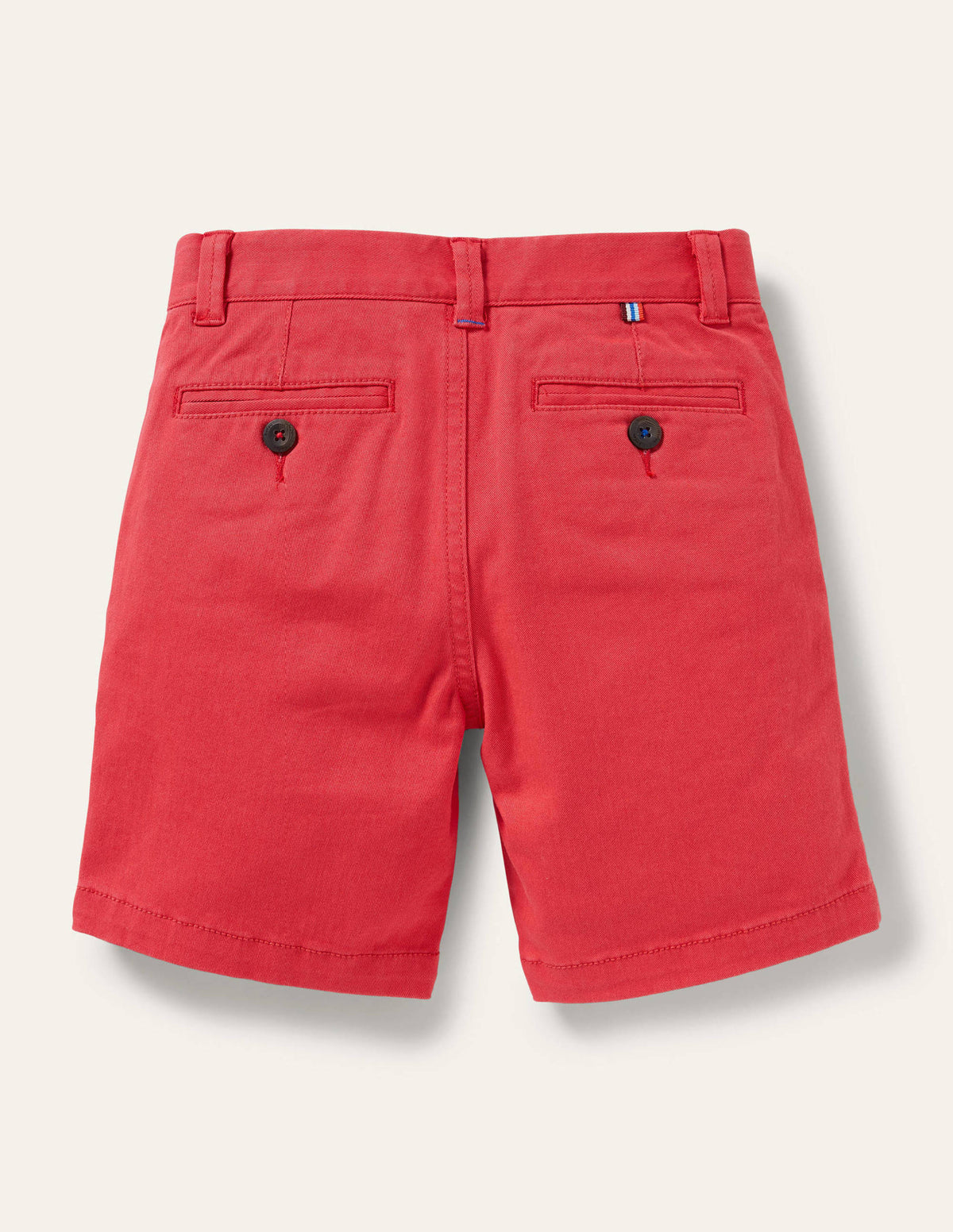 Chino Shorts-Cherry Tomato Red - Image 2