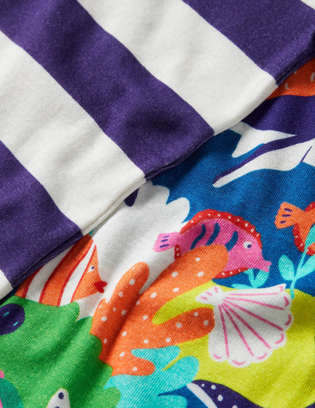 Snug Twin Pack Short Pyjamas-Multi Rainbow Reef - Image 3