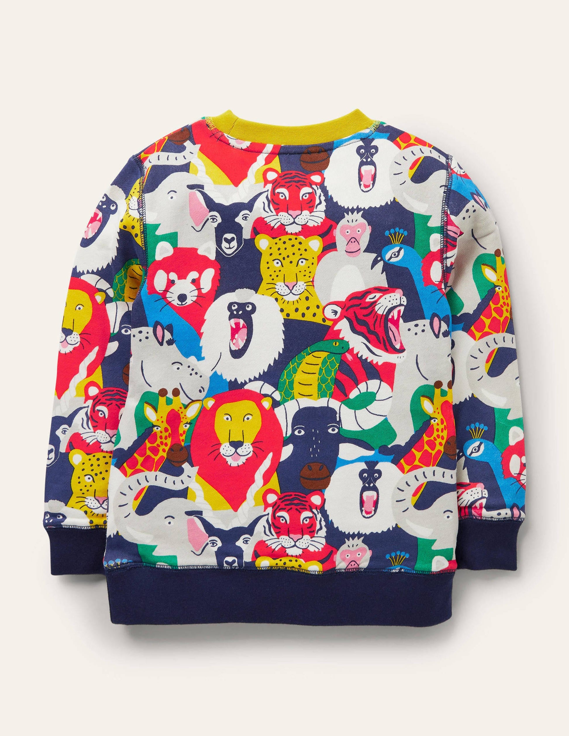 Printed Sweatshirt-Multi Bonkers Jungle-2