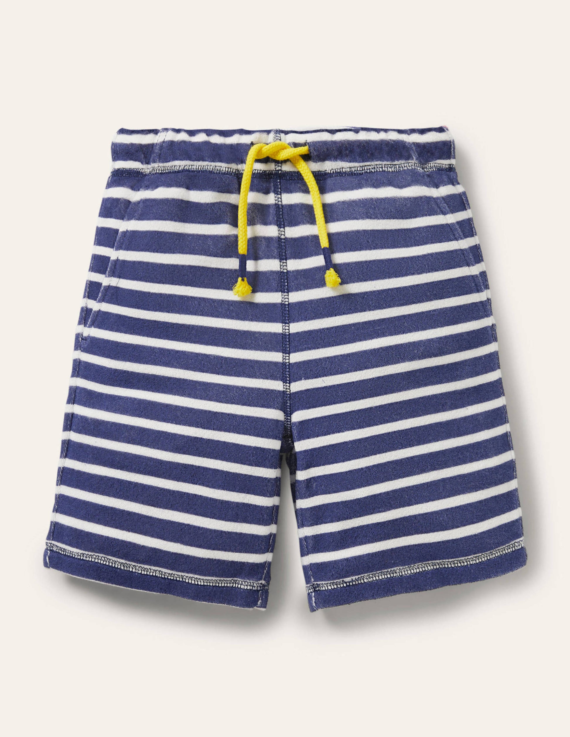 Towelling Sweatshorts-Starboard Blue/White-1