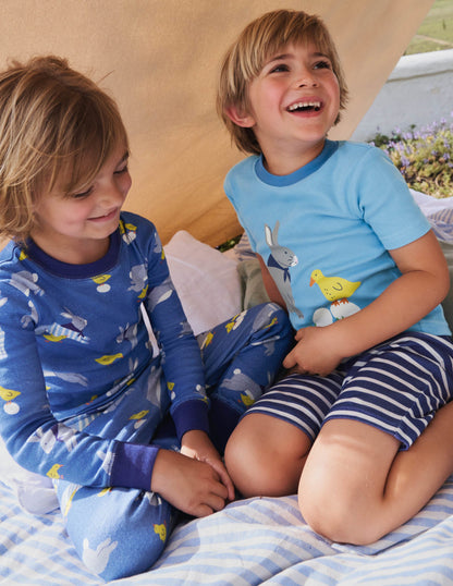 Easter Twin Pack Pyjamas-Bright Marina Easter Bunny-4