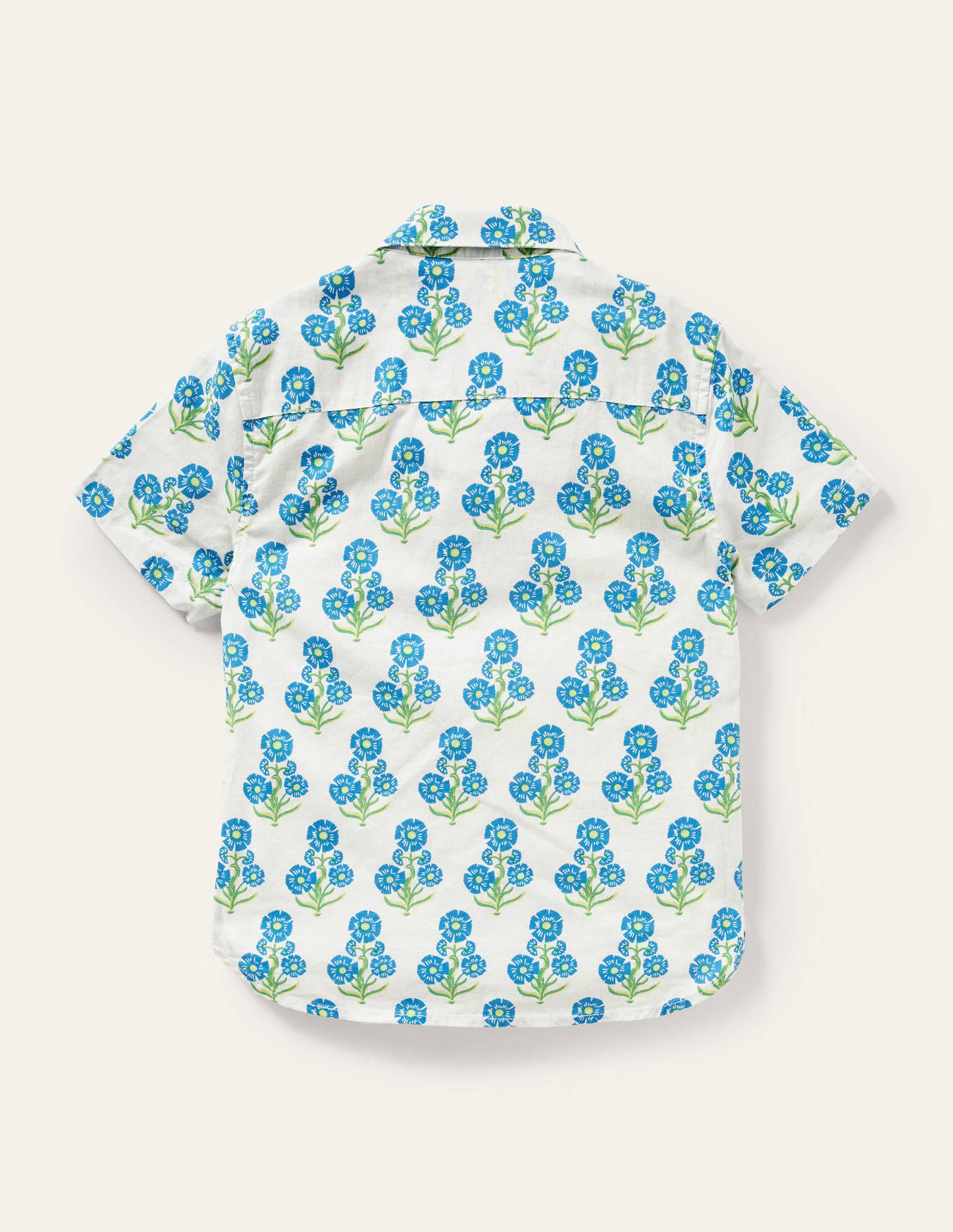 Holiday Cotton Linen Shirt-Molly Mahon Print-2