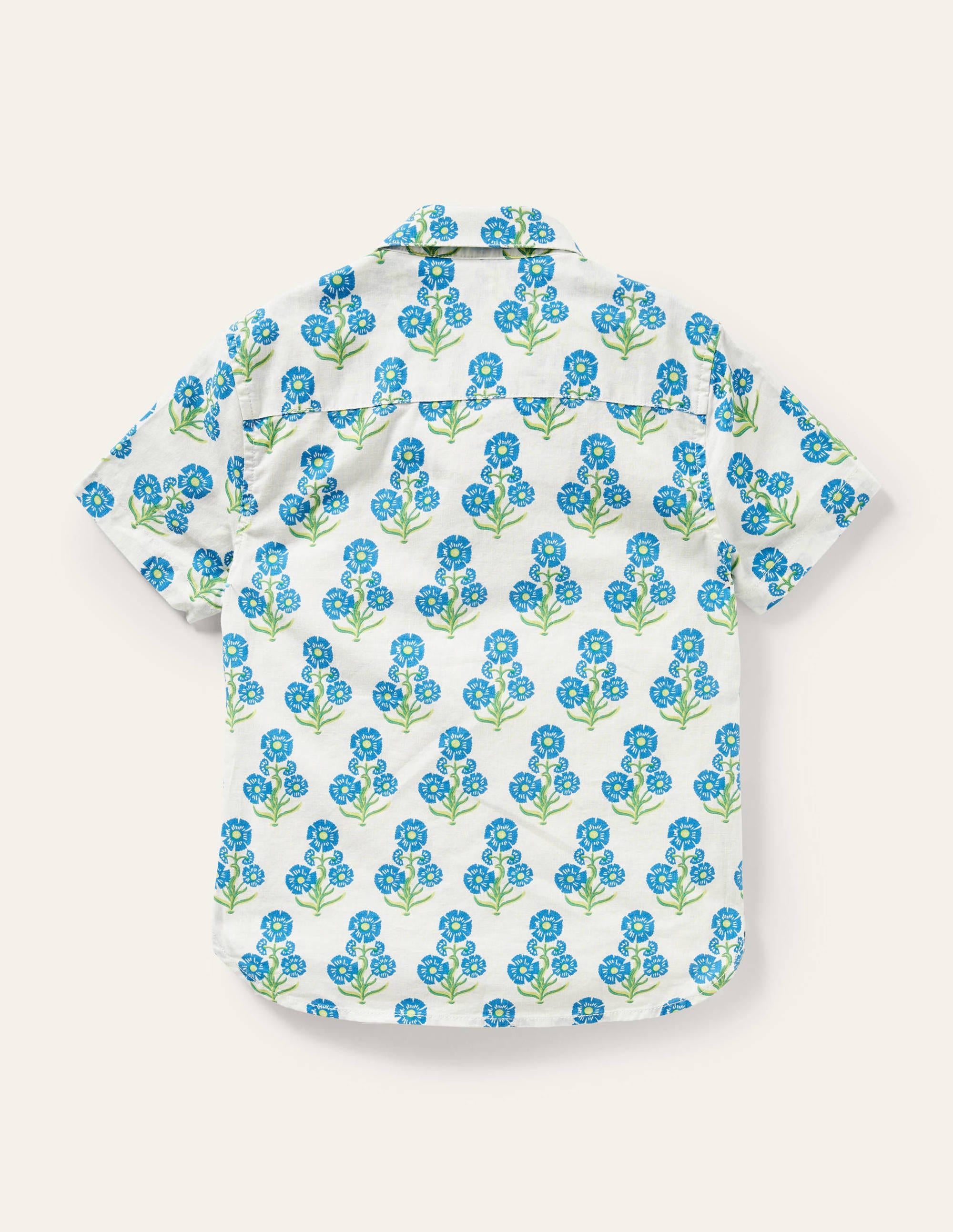 Holiday Cotton Linen Shirt-Molly Mahon Print - Image 2