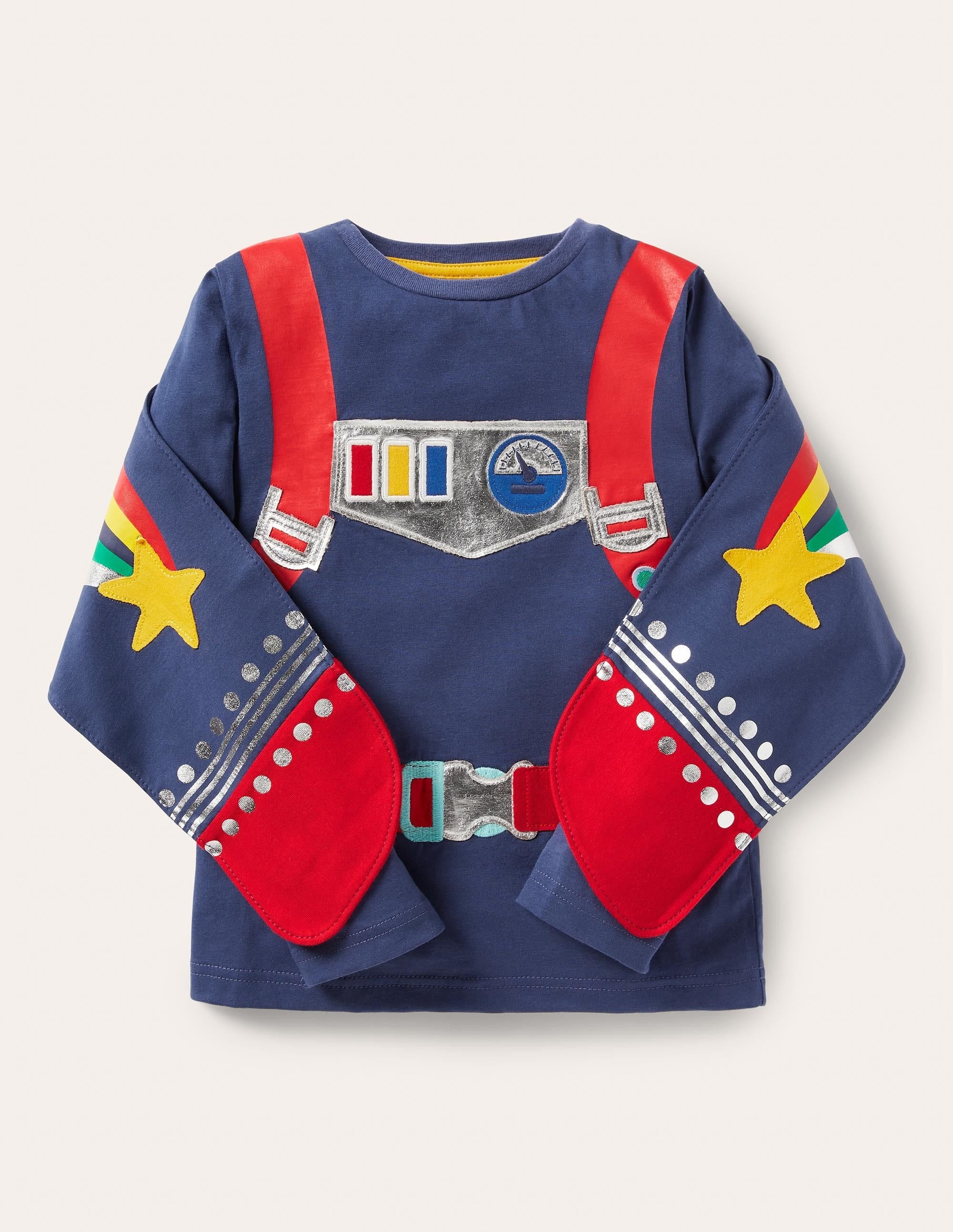 Jet Pack T-shirt-Starboard Blue Rocket - Image 1