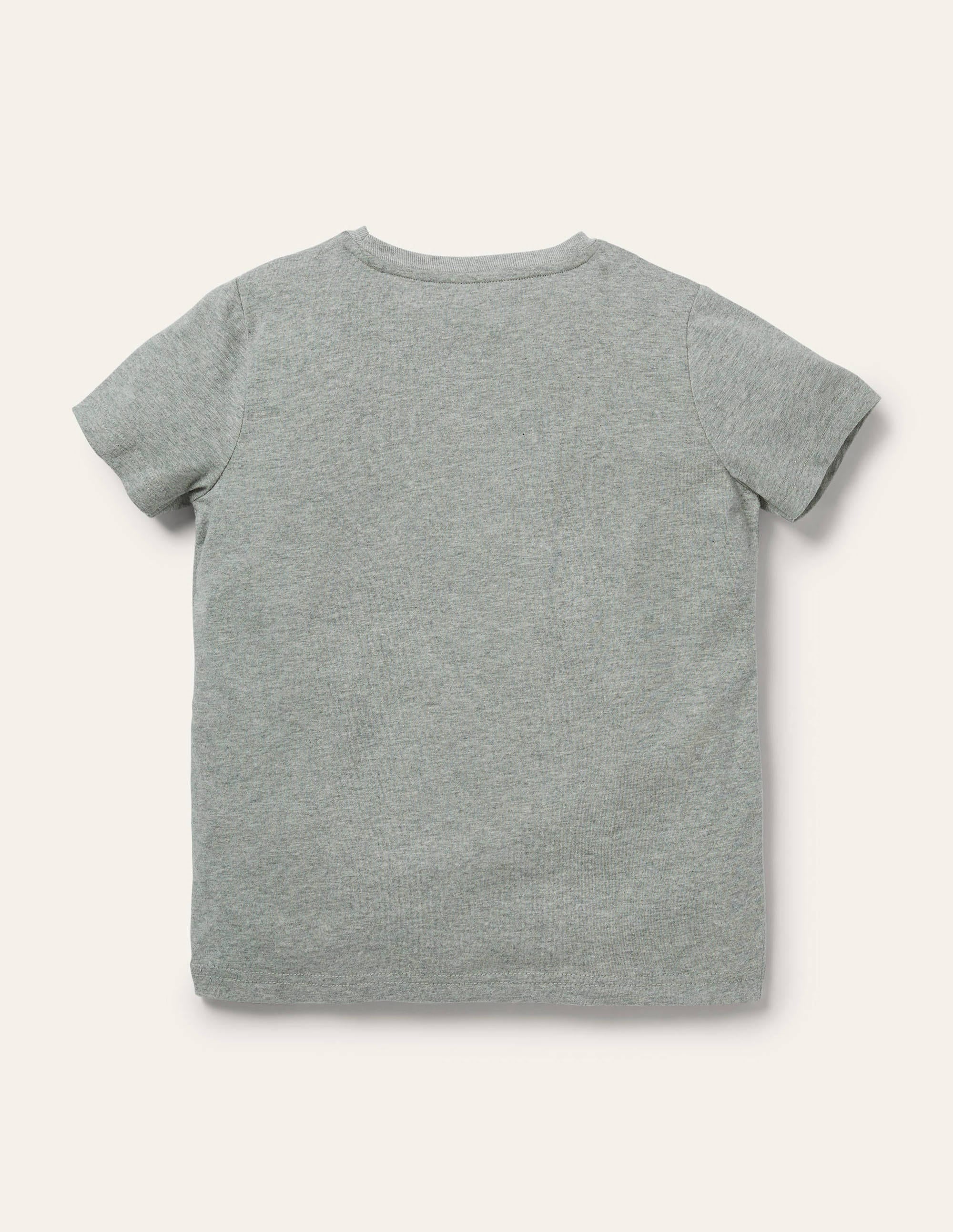 Lift-the-flap Animal T-shirt-Grey Marl Snake - Image 2