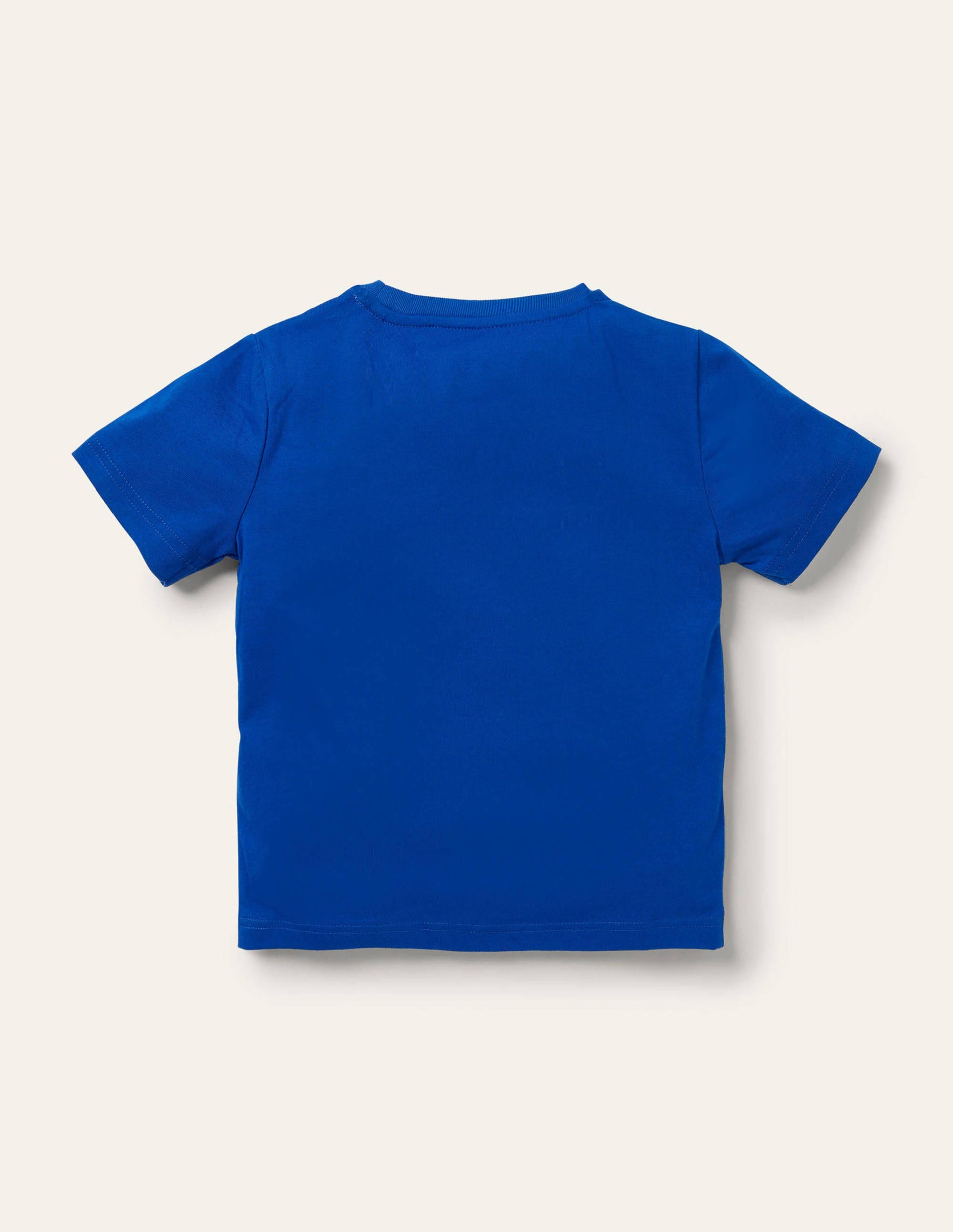 Educational Flap T-shirt-Brilliant Blue Animals-2