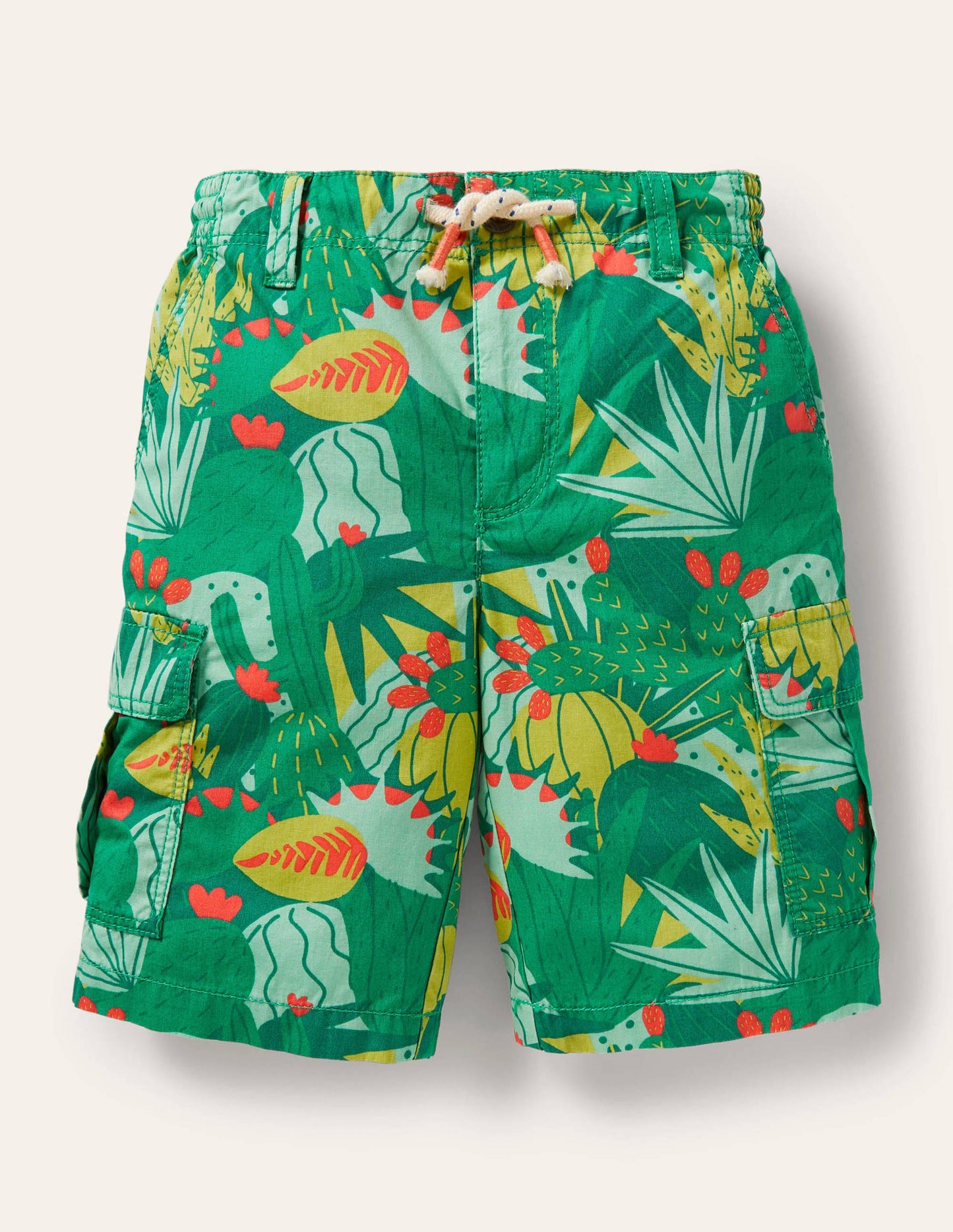 Cargo Shorts-Green Cactus
