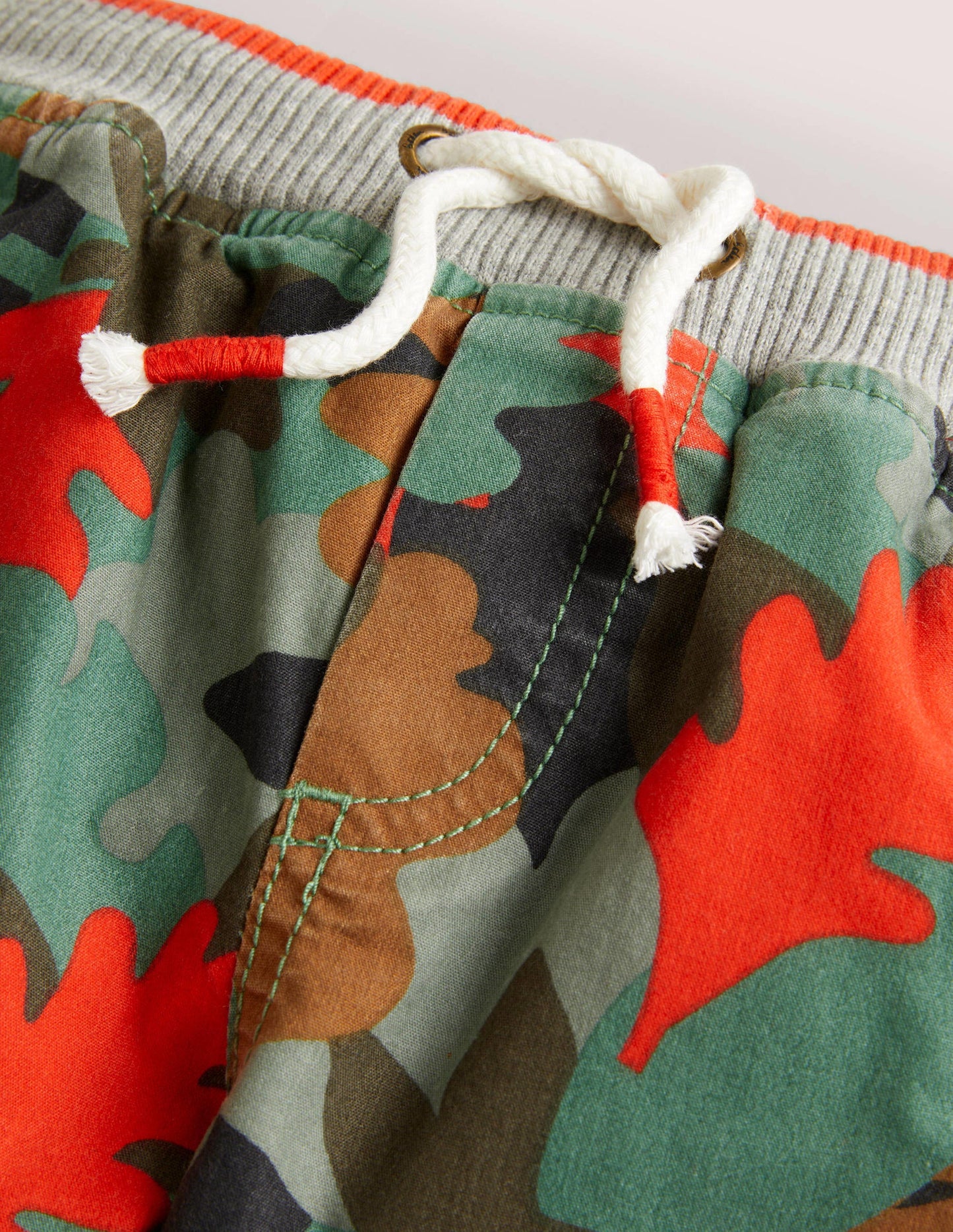 Cosy Lined Cargo Trousers-Rosemary Autumn Leaf Camo