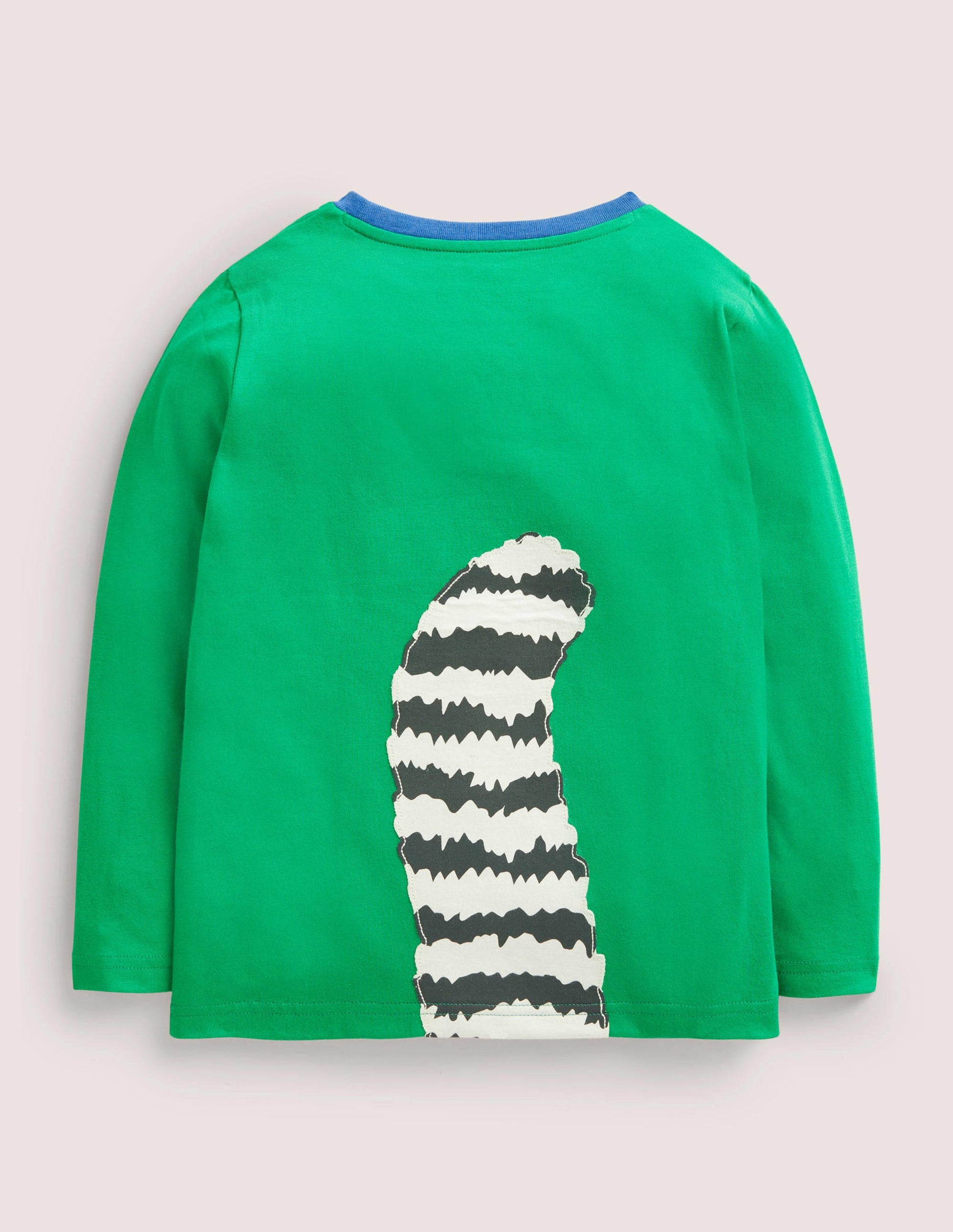 Front & Back Appliqué T-shirt-Highland Green Racoon-2