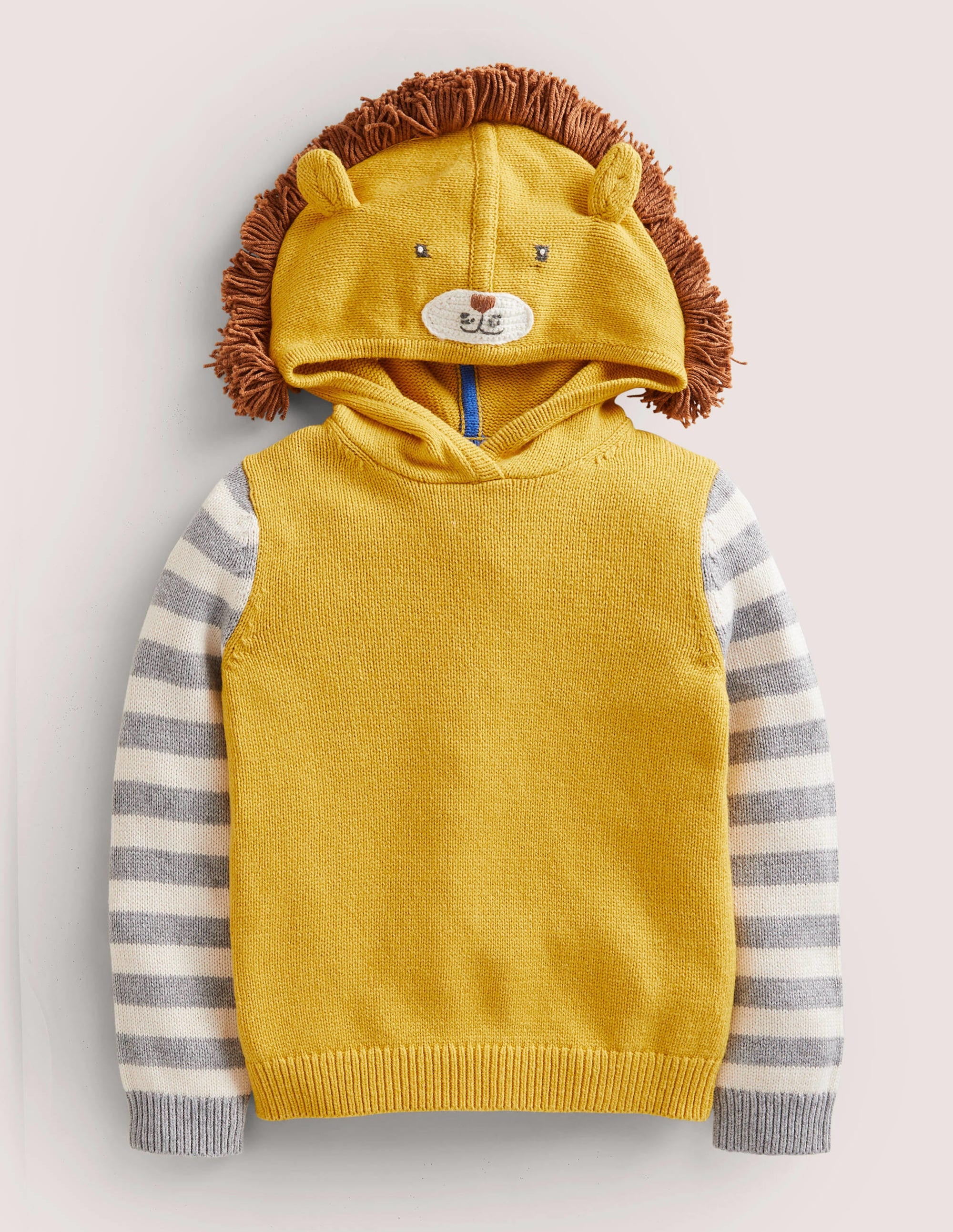 Lion Novelty Hoodie-Honeycomb Yellow Lion - Image 1