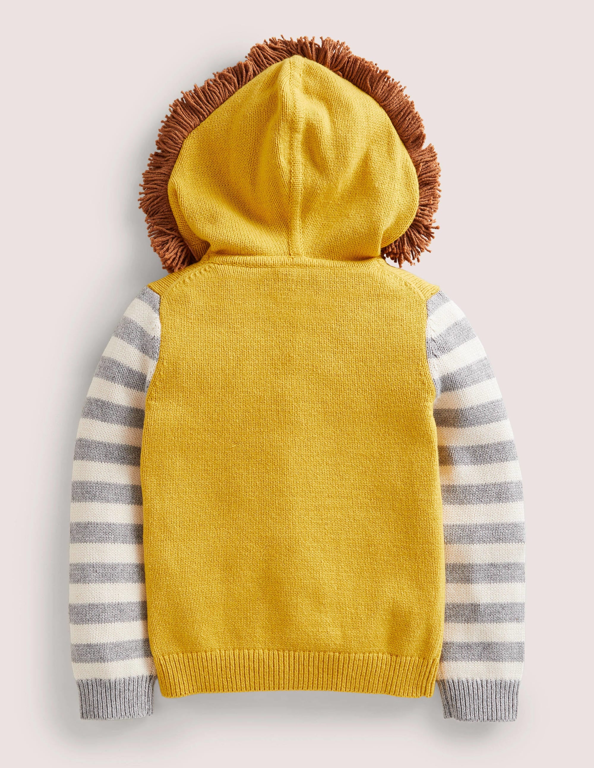 Lion Novelty Hoodie-Honeycomb Yellow Lion - Image 2