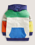 Colourblock Hoodie-Multi