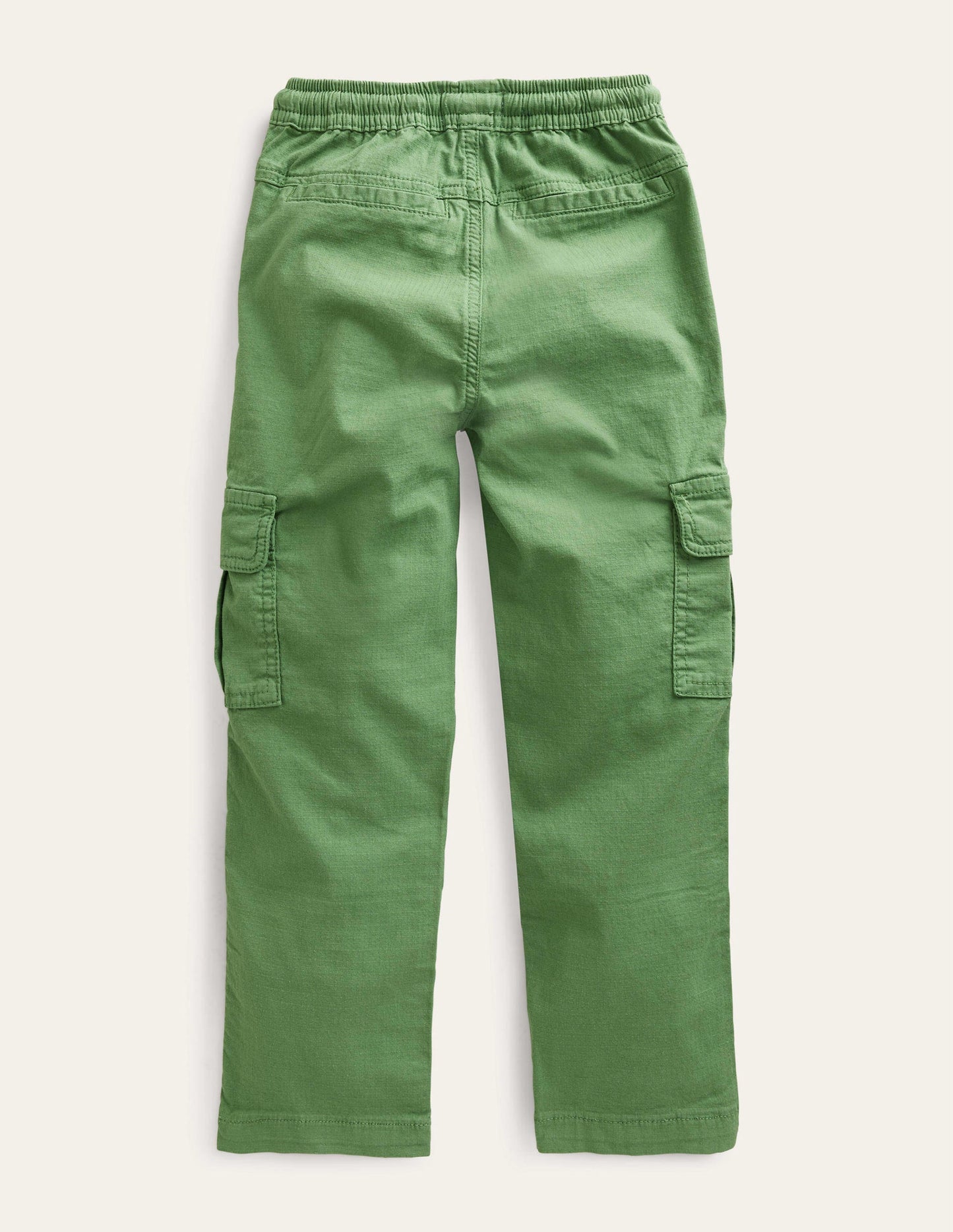 Cargo Pull-on Trousers-Safari Green