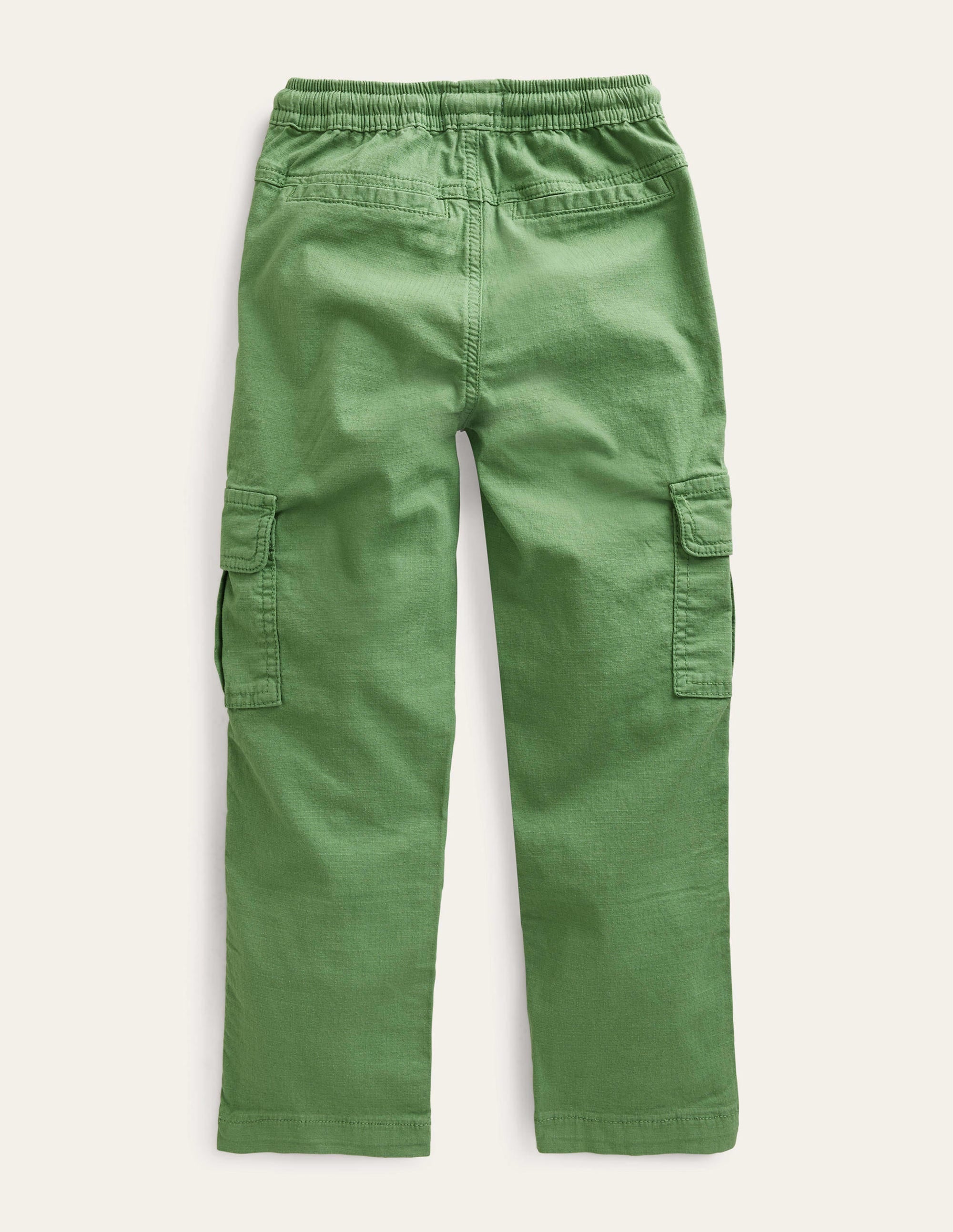 Cargo Pull-on Trousers-Safari Green - Image 2