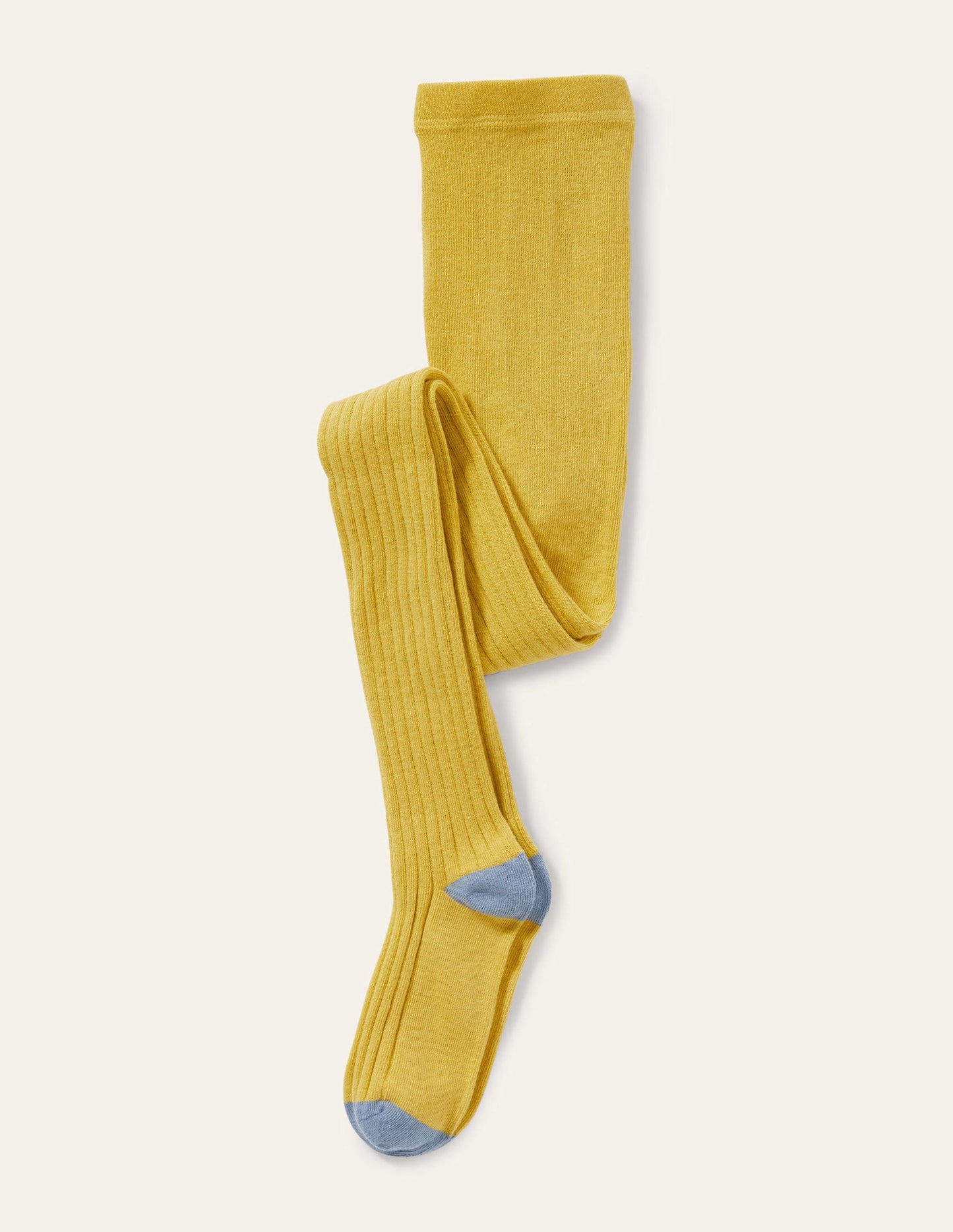 Ribbed Tights-Spicy Mustard Yellow