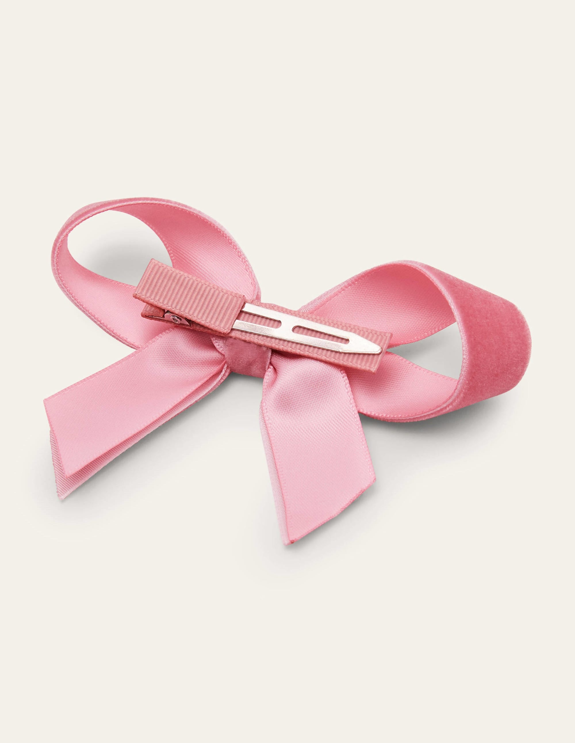 Large Bow Hair Clip-Boto Pink - Image 2