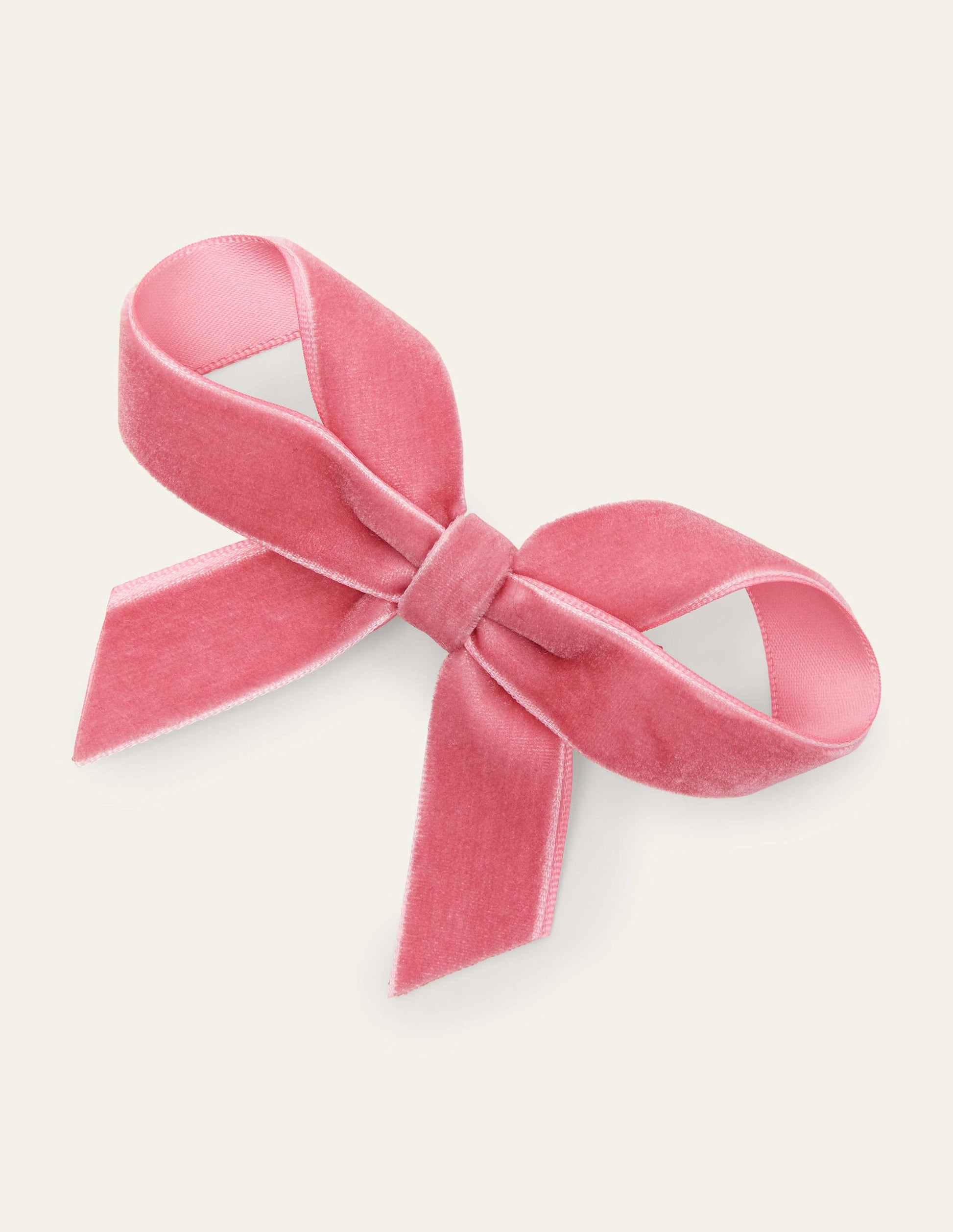 Large Bow Hair Clip-Boto Pink-1