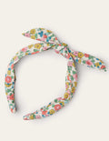 Knot Bow Headband-Ivory Vintage Flowerbed