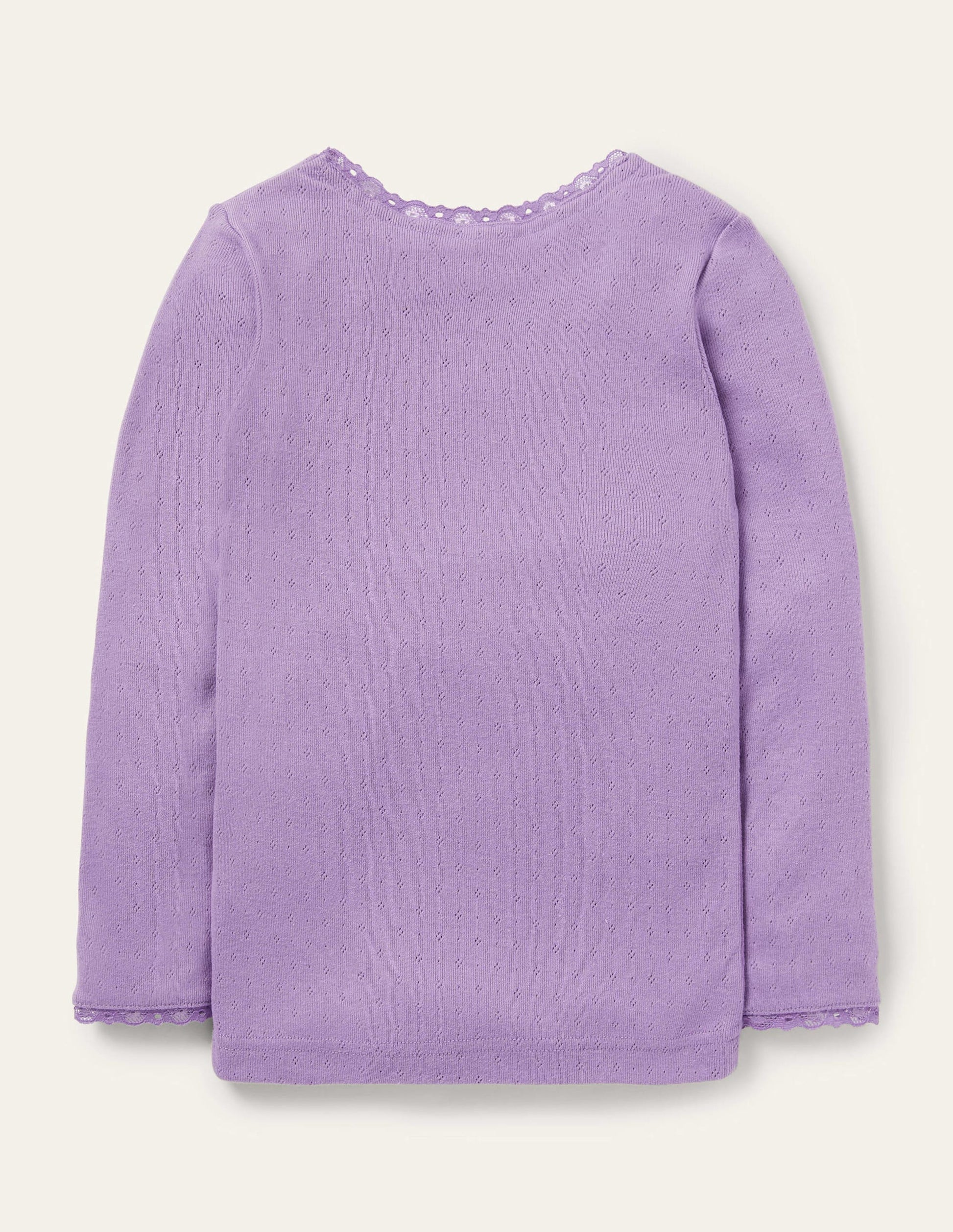 Supersoft Pointelle T-shirt-Aster Purple-2