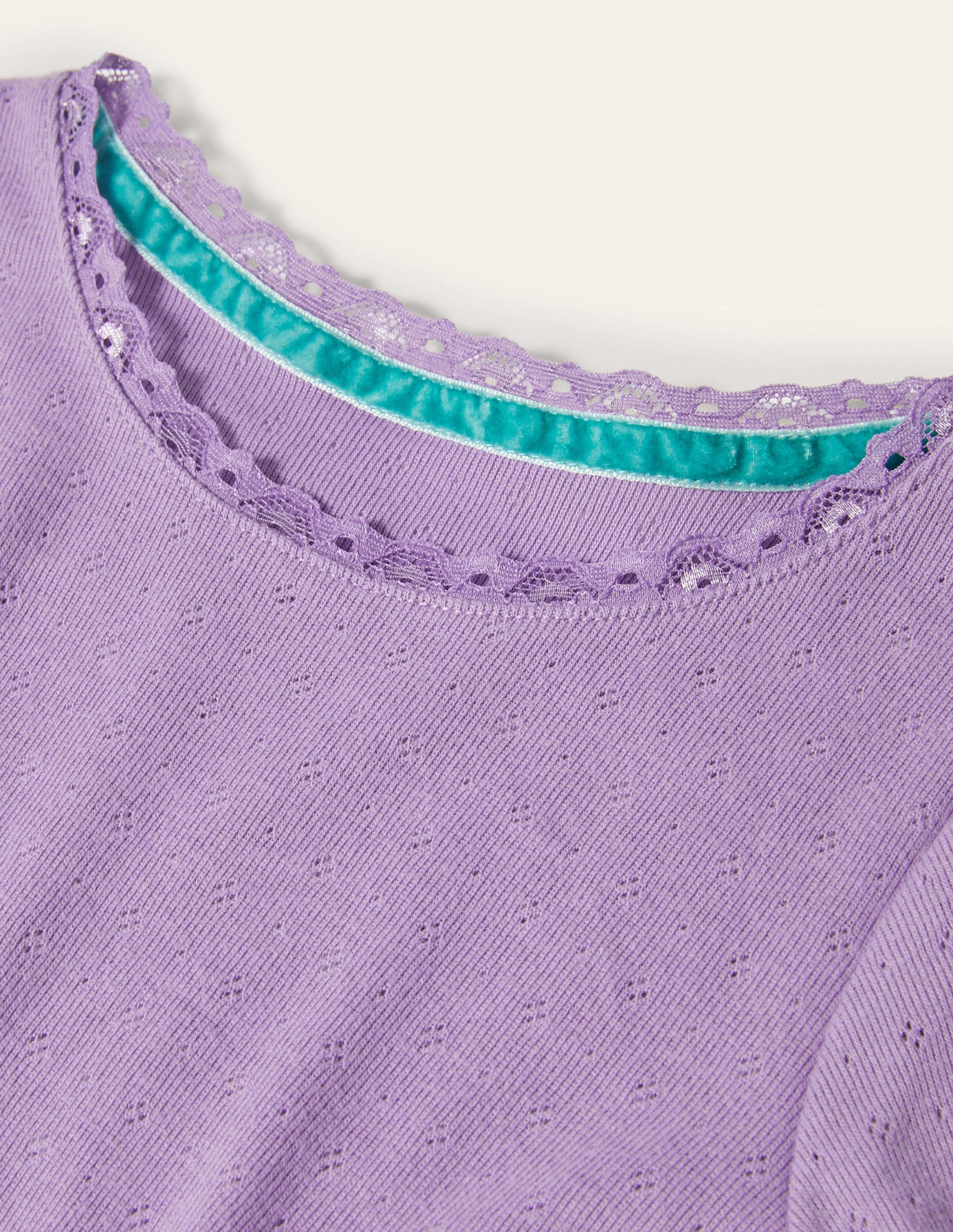 Supersoft Pointelle T-shirt-Aster Purple-3