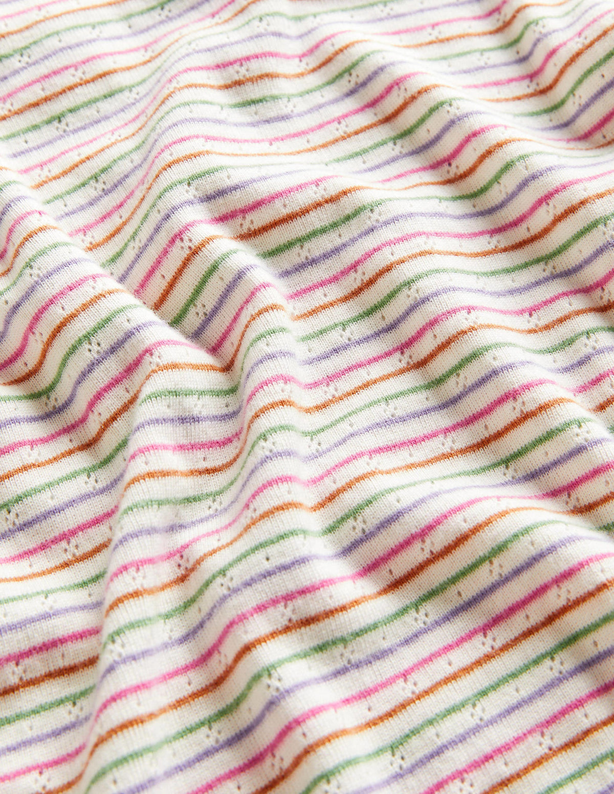 Supersoft Pointelle T-shirt-Aster Purple/Ivy Rainbow-3