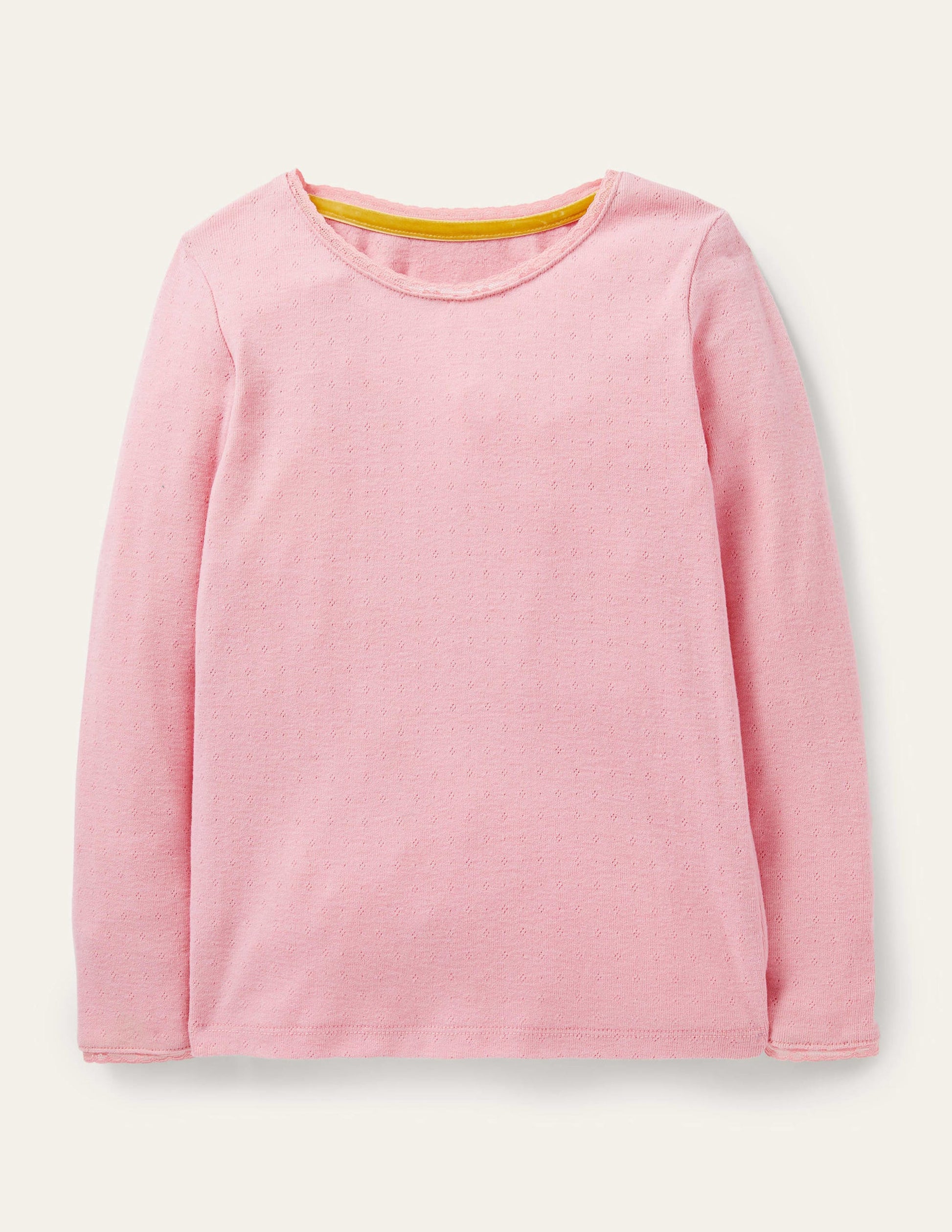 Supersoft Pointelle T-shirt-Formica Pink-1