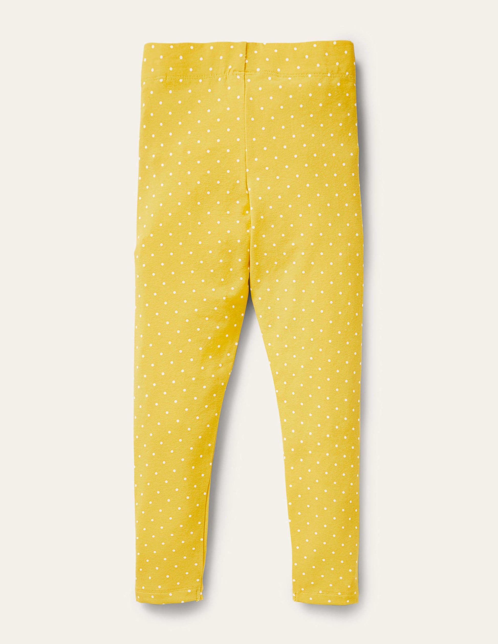Fun Leggings-Sweetcorn Yellow Pin Spot-2