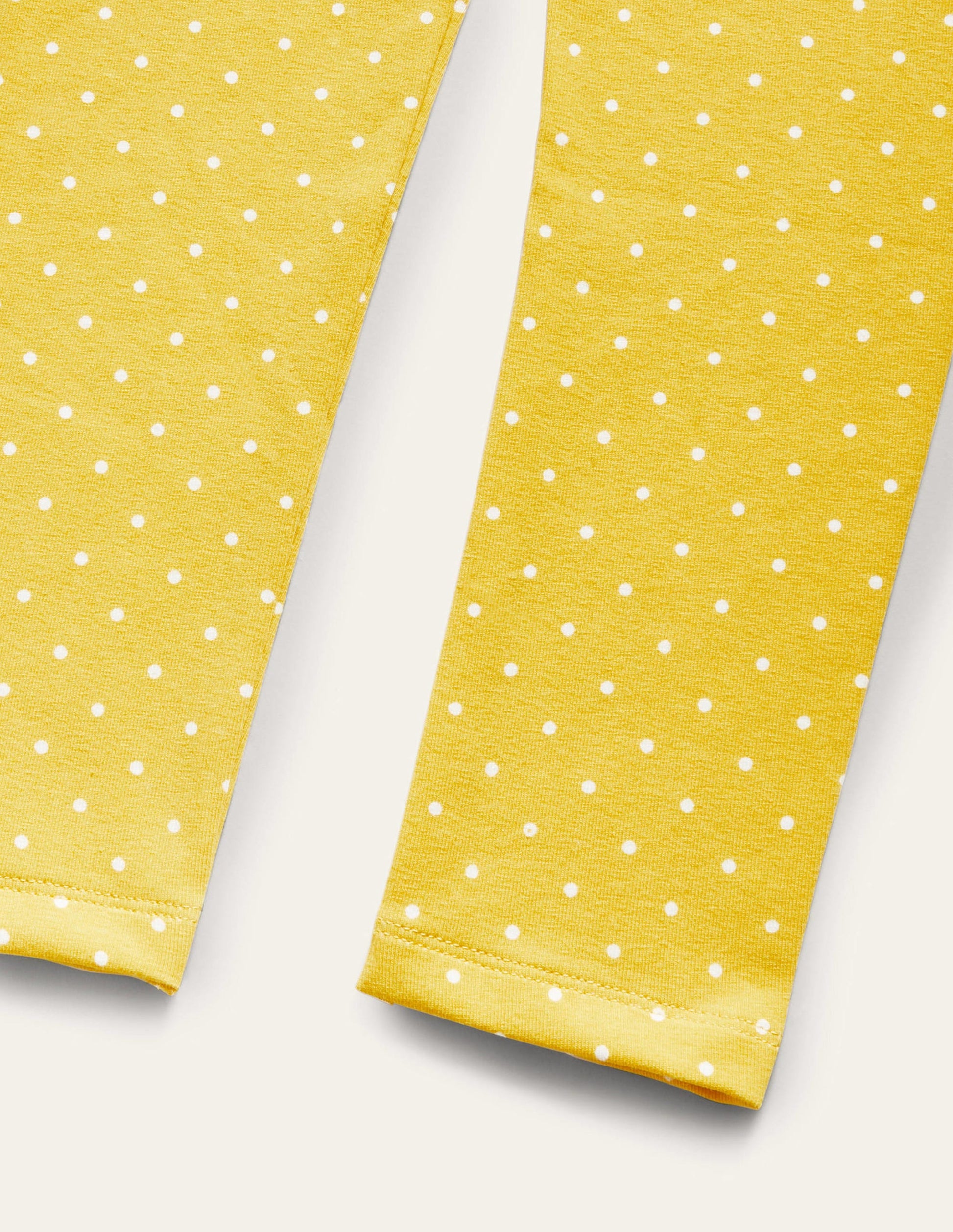 Fun Leggings-Sweetcorn Yellow Pin Spot-3