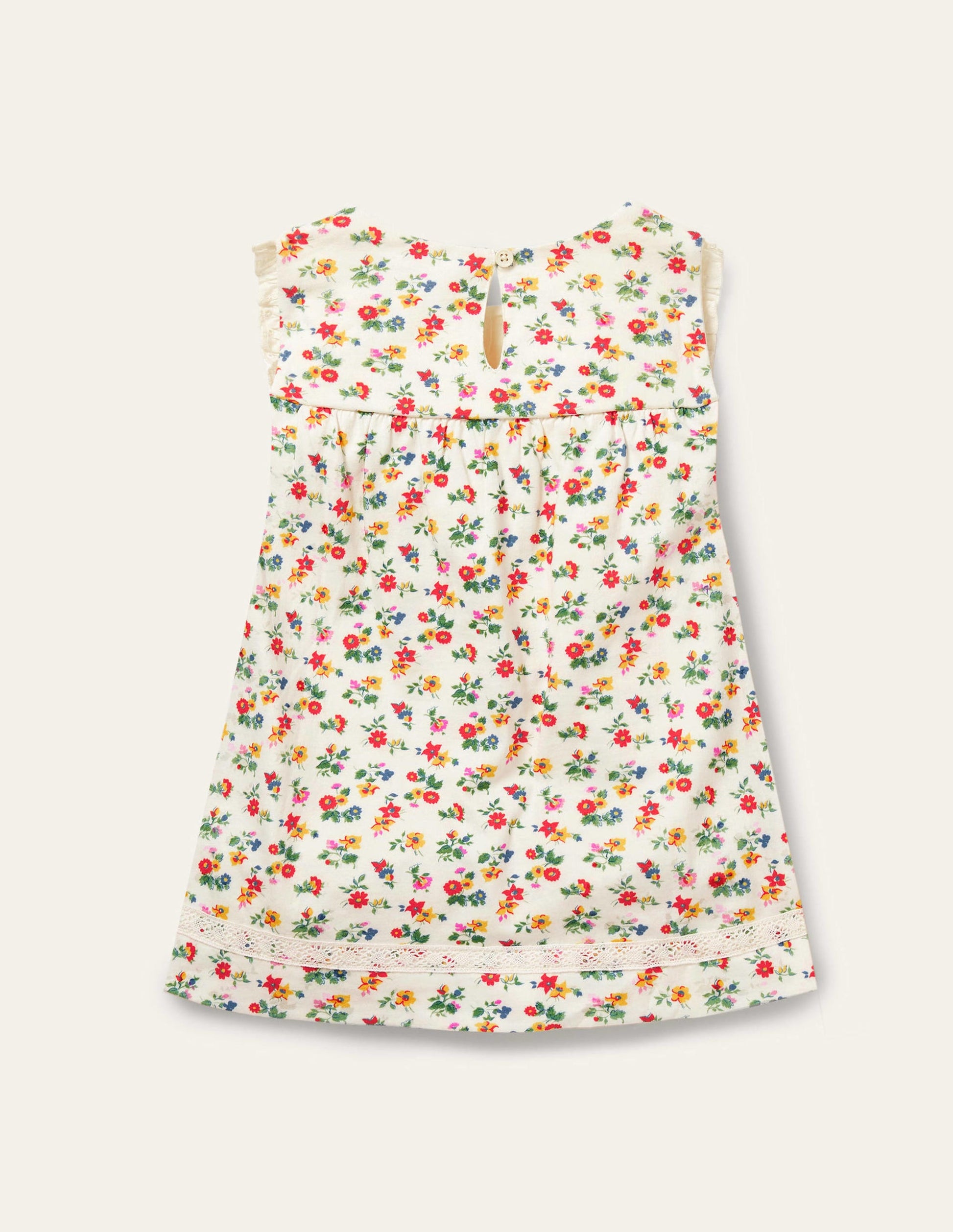 Broderie Yoke Top-Multi Patchwork Floral-2