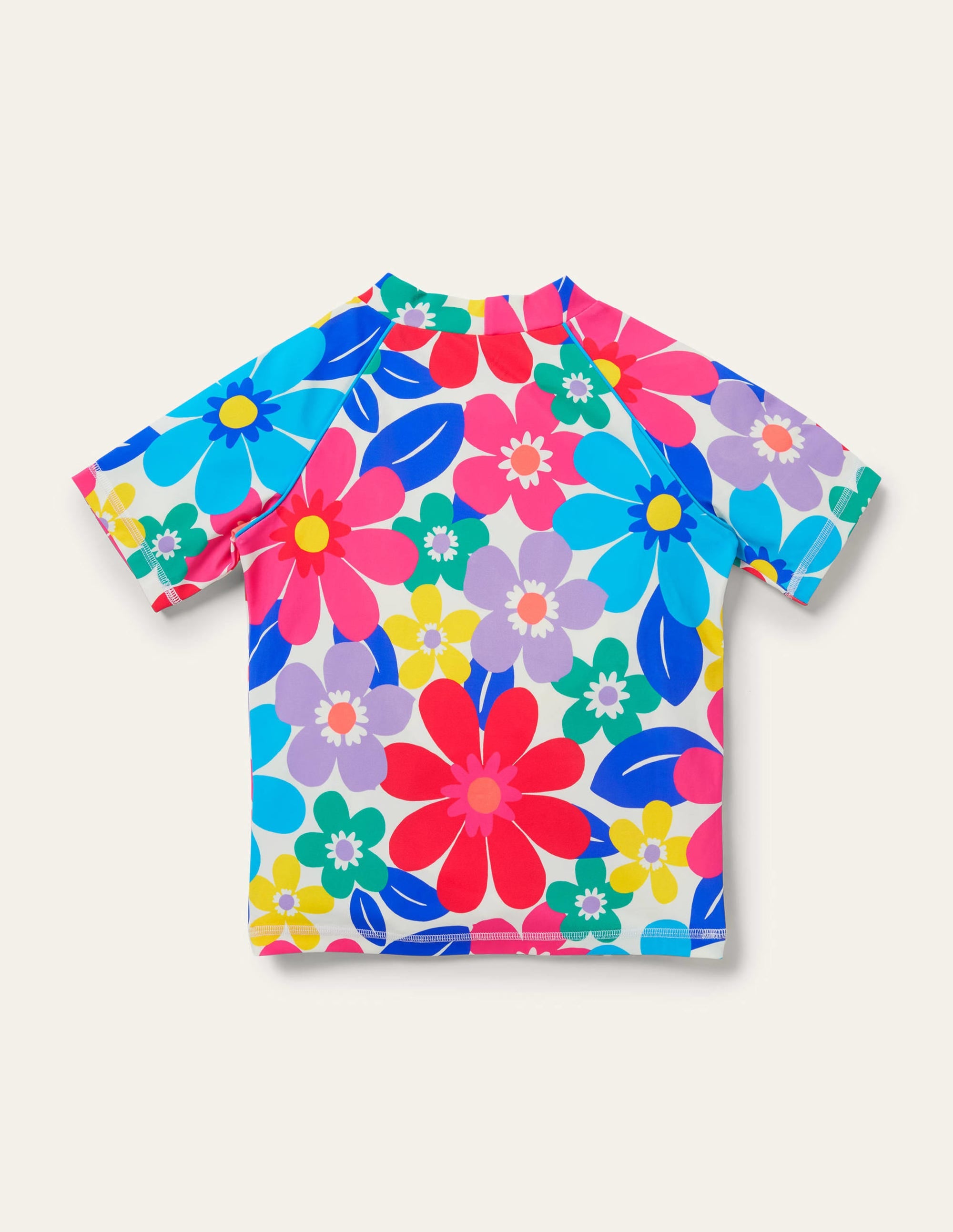 Short Sleeve Rash Vest-Multi Surf Floral - Image 2