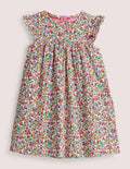 Easy Everyday Dress-Ivory Vintage Floral