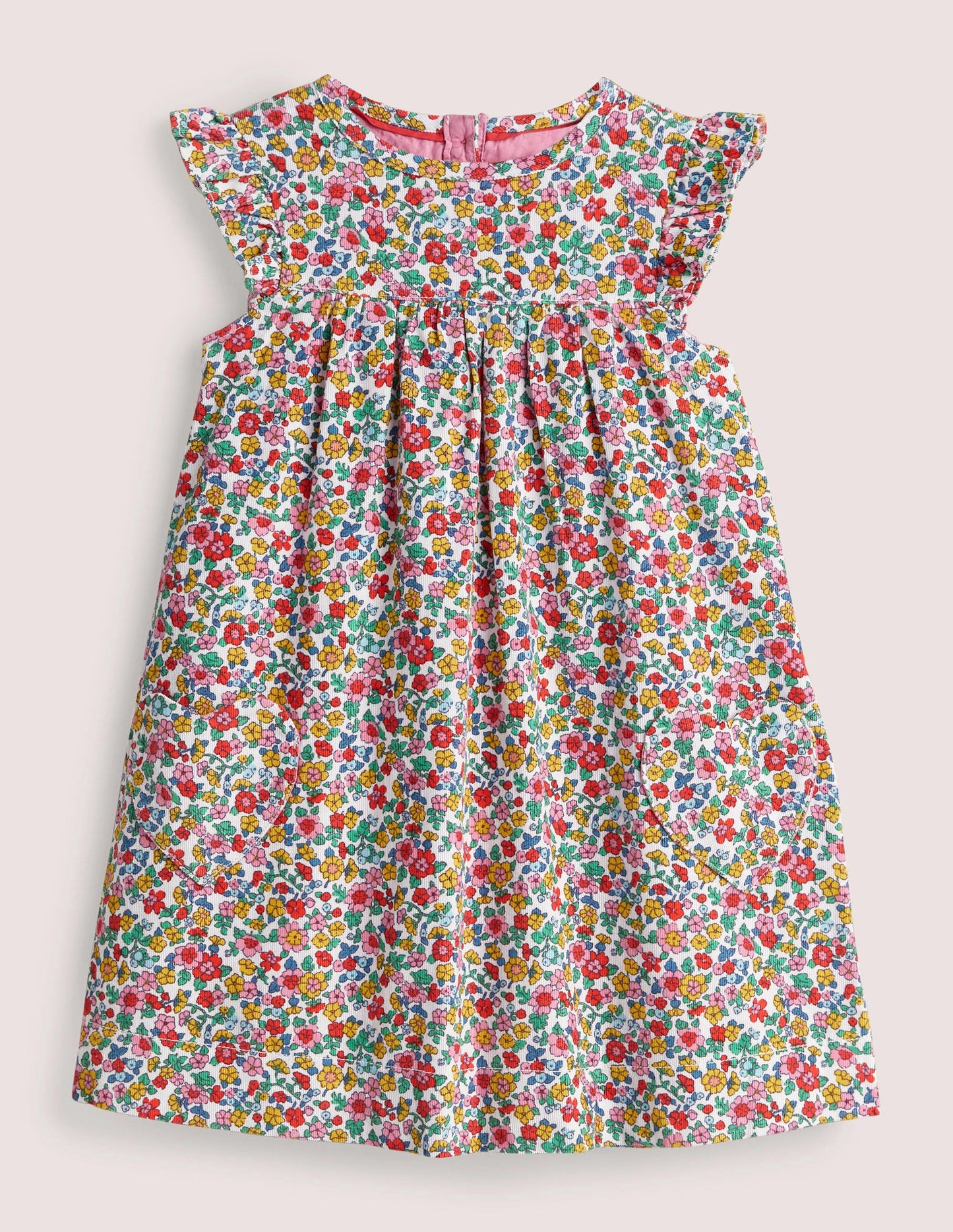 Easy Everyday Dress-Ivory Vintage Floral