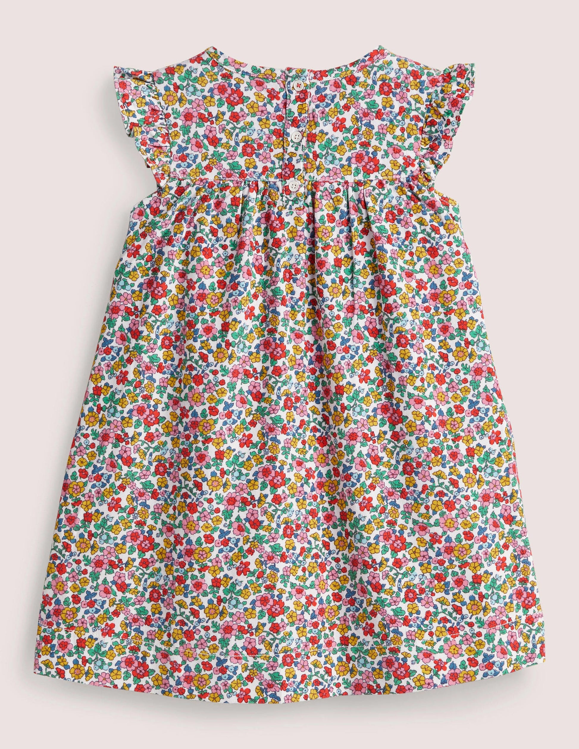 Easy Everyday Dress-Ivory Vintage Floral-2