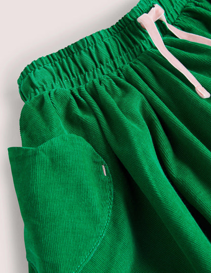 Woven Twirly Skirt-Highland Green-3