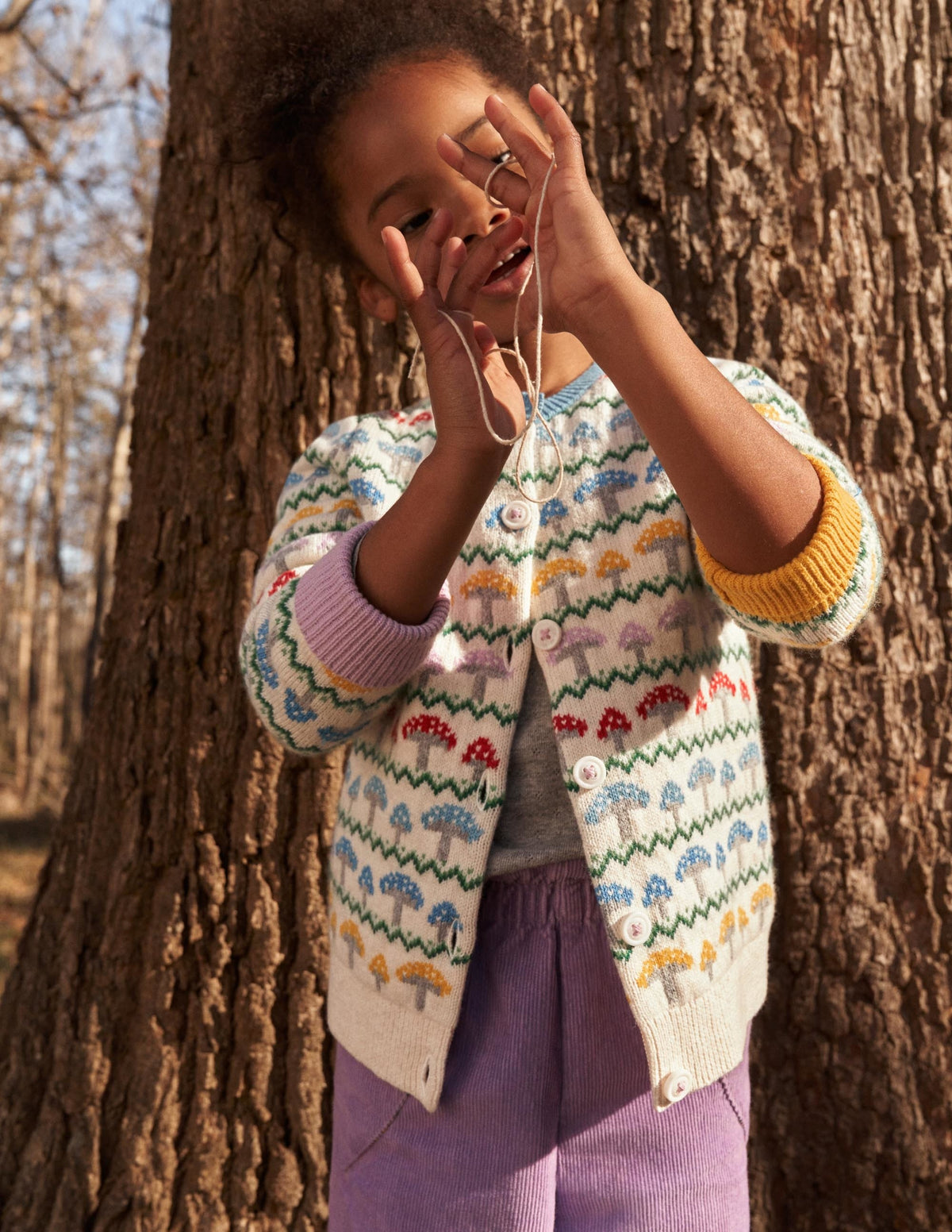 Fun Fair Isle Cardigan-Toadstool Fair Isle - Image 5