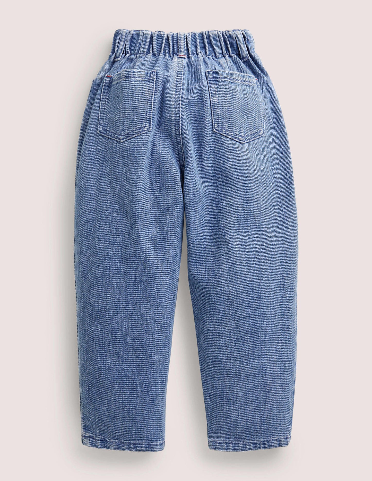 Barrel Leg Jeans-Mid Vintage Denim