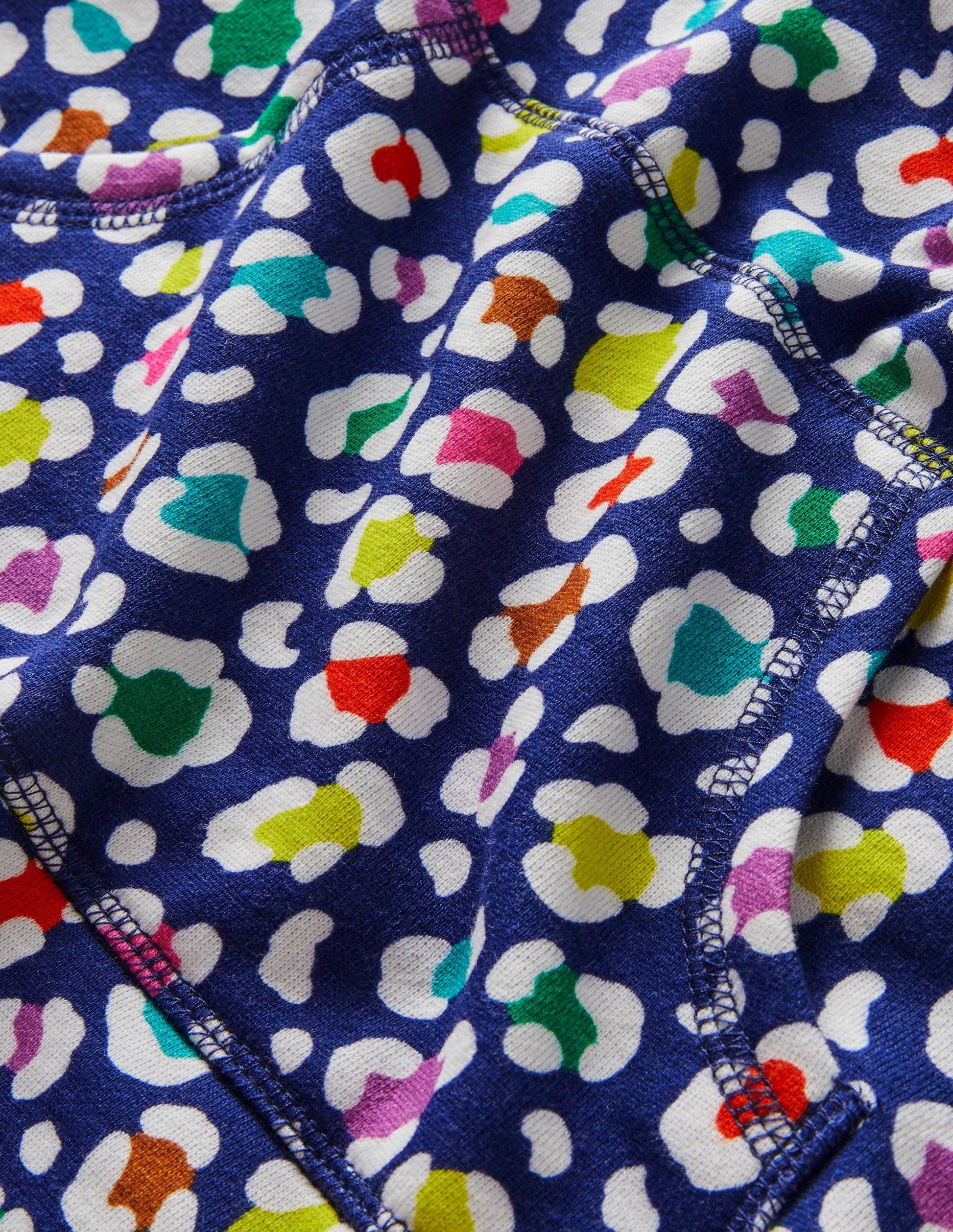 Sweatshirt Tunic-Starboard Navy Leopard-3