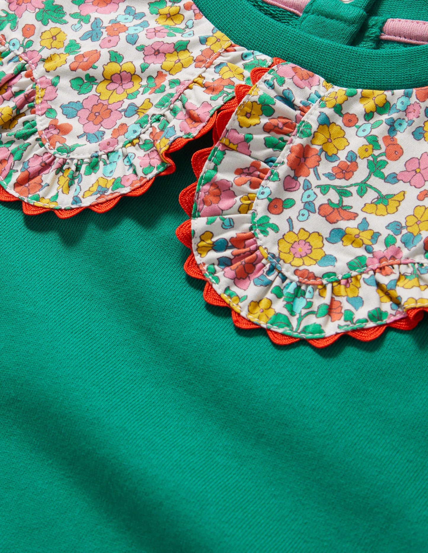 Collared Sweatshirt-Shady Glade Green