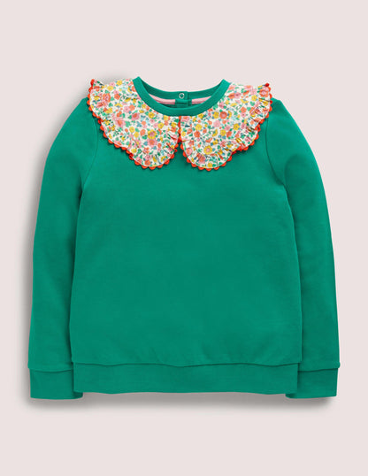 Collared Sweatshirt-Shady Glade Green-1