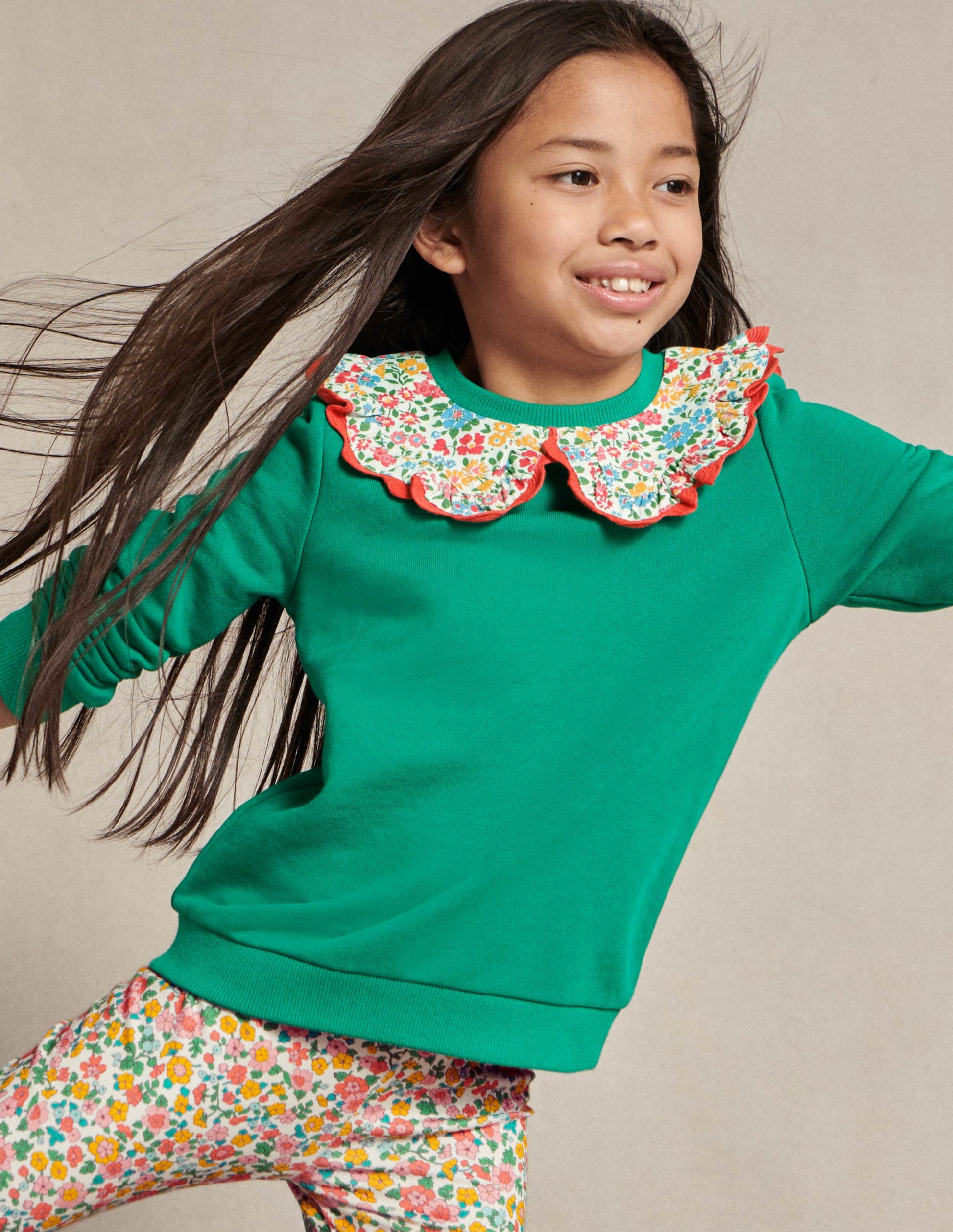 Collared Sweatshirt-Shady Glade Green-6