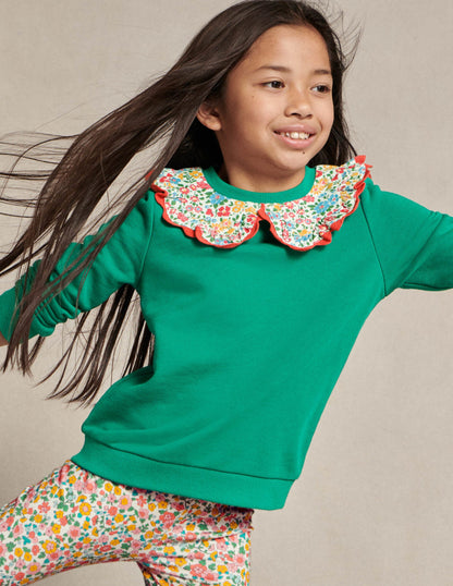 Collared Sweatshirt-Shady Glade Green-6