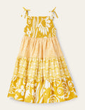 Repurposed Dress-Yellow