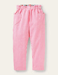Pull-on Trousers-Festival Pink Ticking Stripe