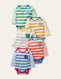 Striped 5 Pack Bodies-Multi Stripe