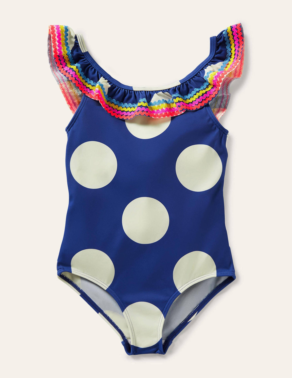 Frill Swimsuit-Blue Wave Jumbo Spot-1