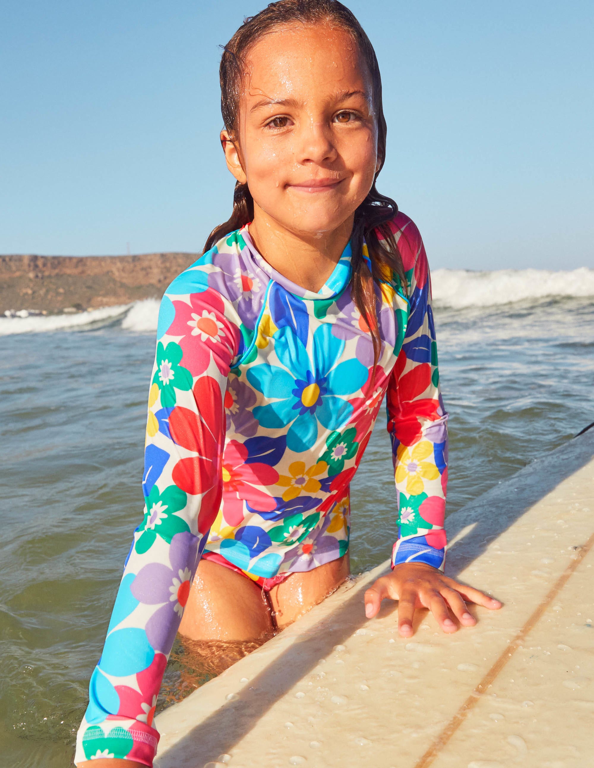 Patterned Rash Vest-Multi Surf Floral - Image 4