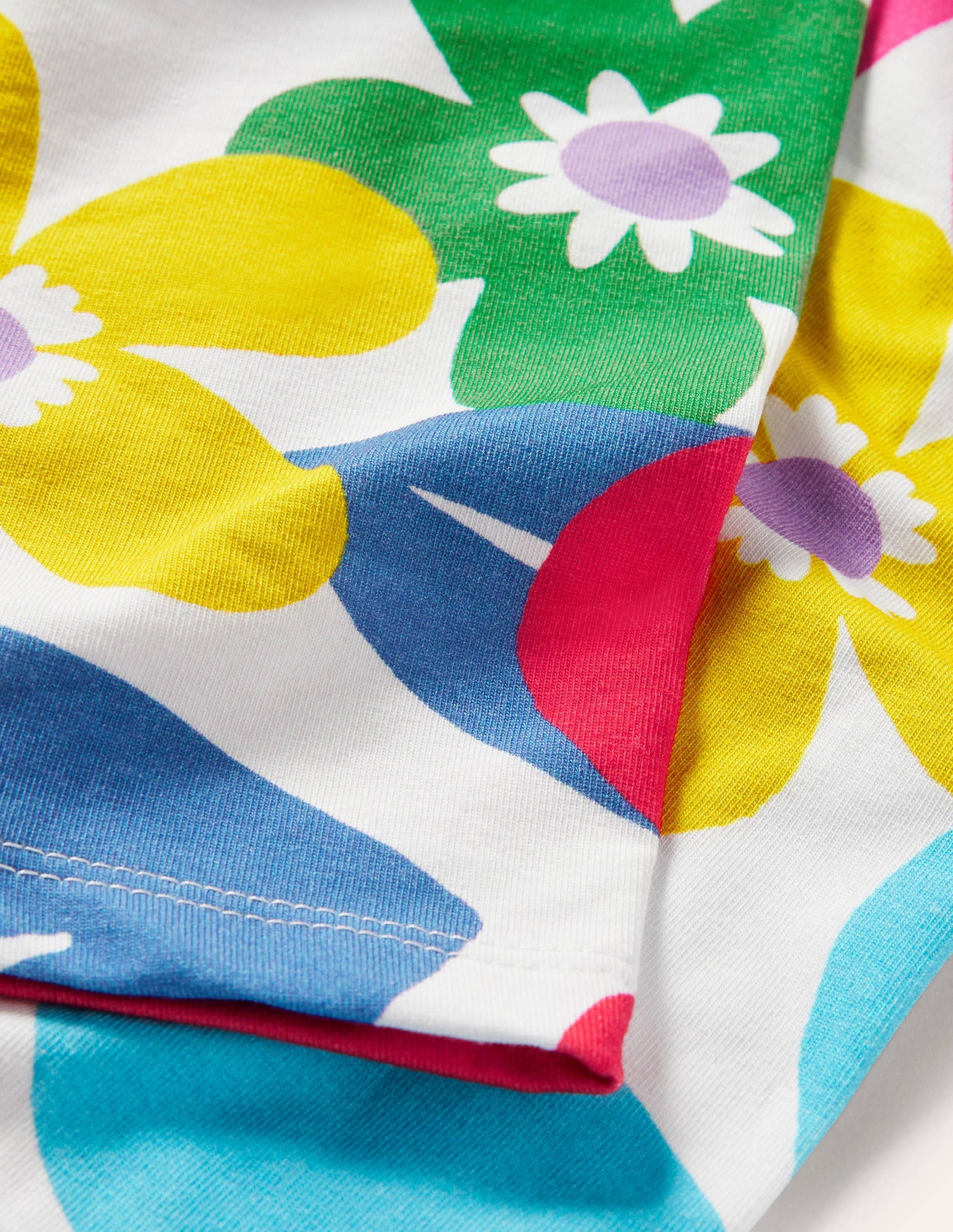 Fun Cropped Leggings-Multi Surf Floral-3